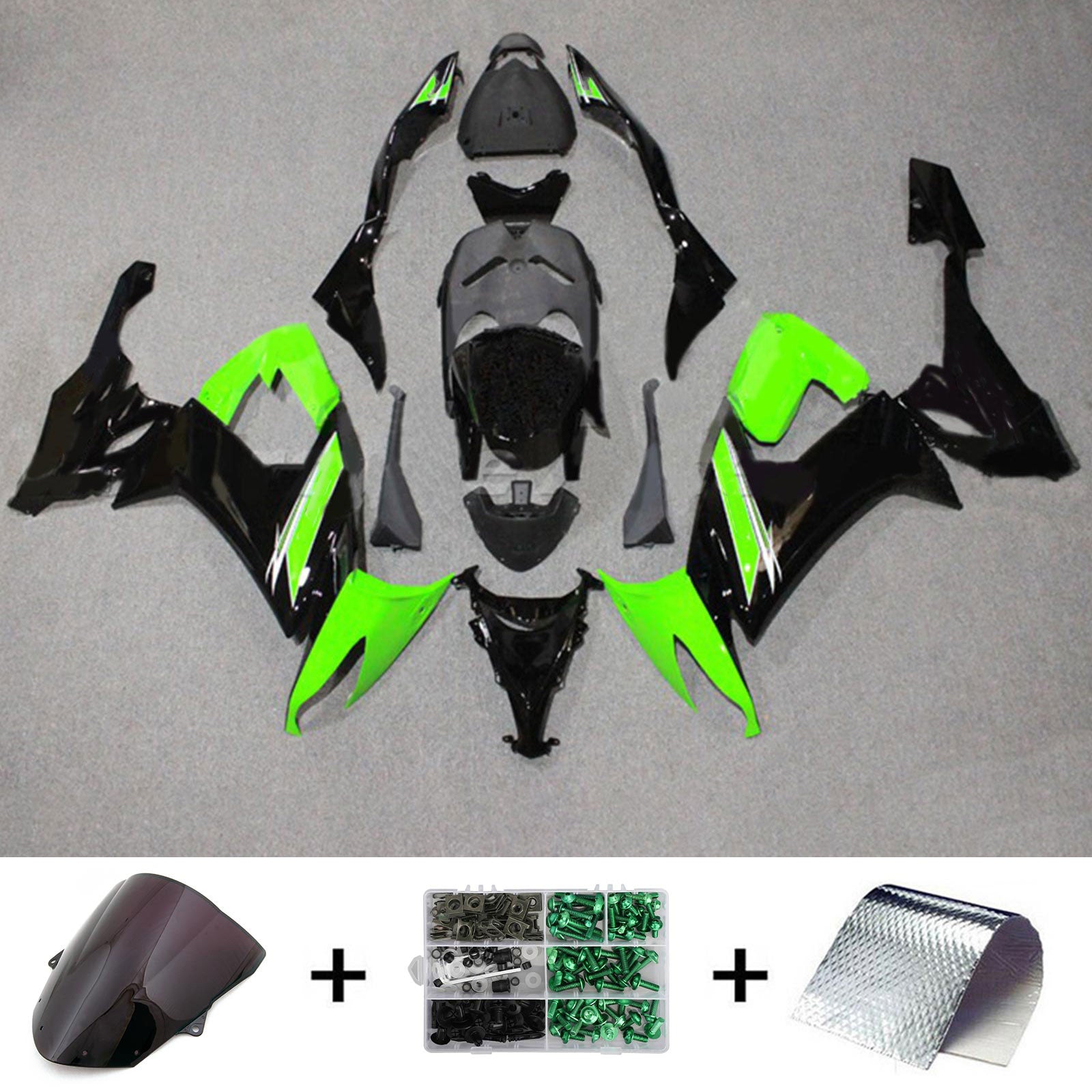 Kawasaki ZX10R 2008-2010 Fairing Kit Bodywork Plastic ABS