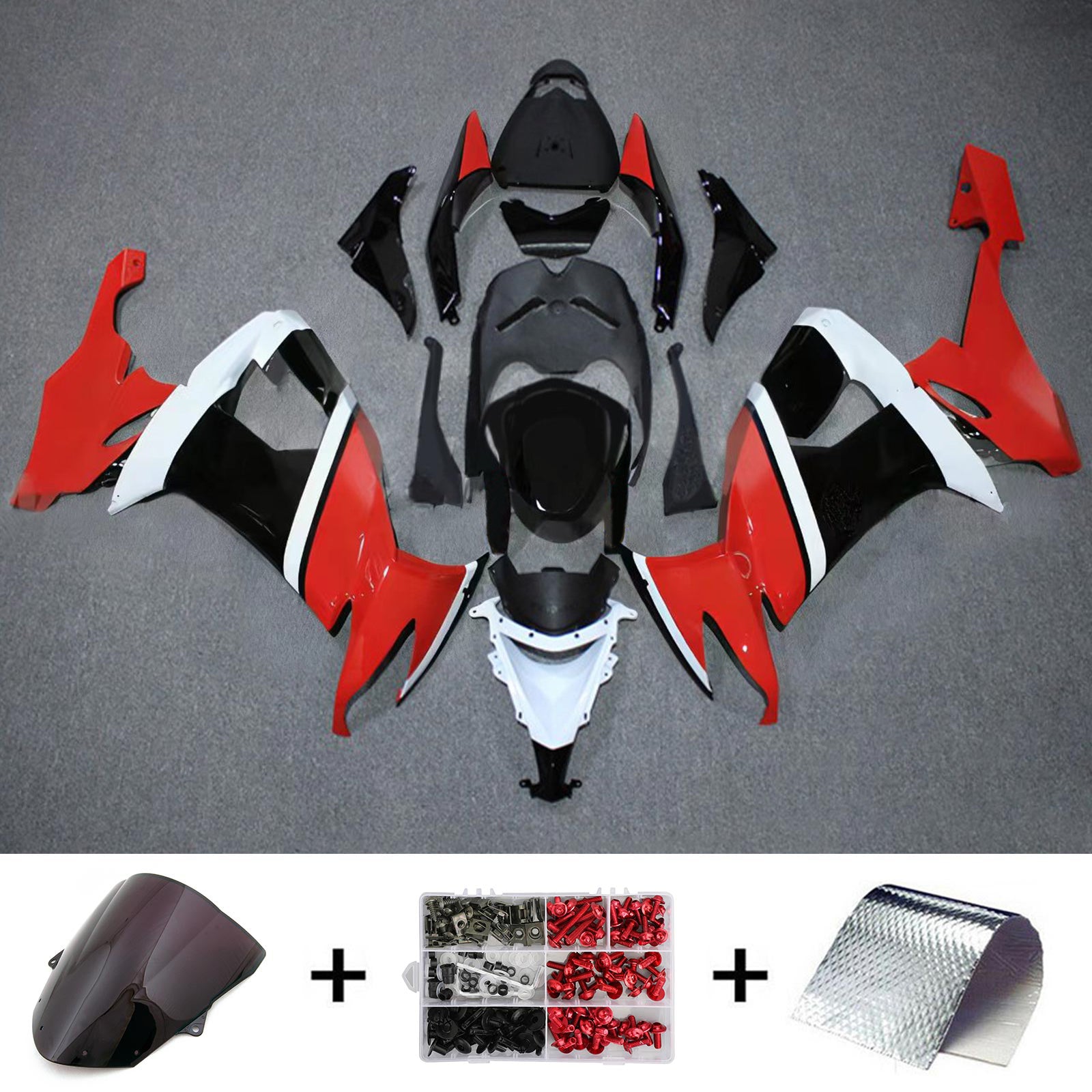 Kawasaki ZX10R 2008-2010 Fairing Kit Bodywork Plastic ABS