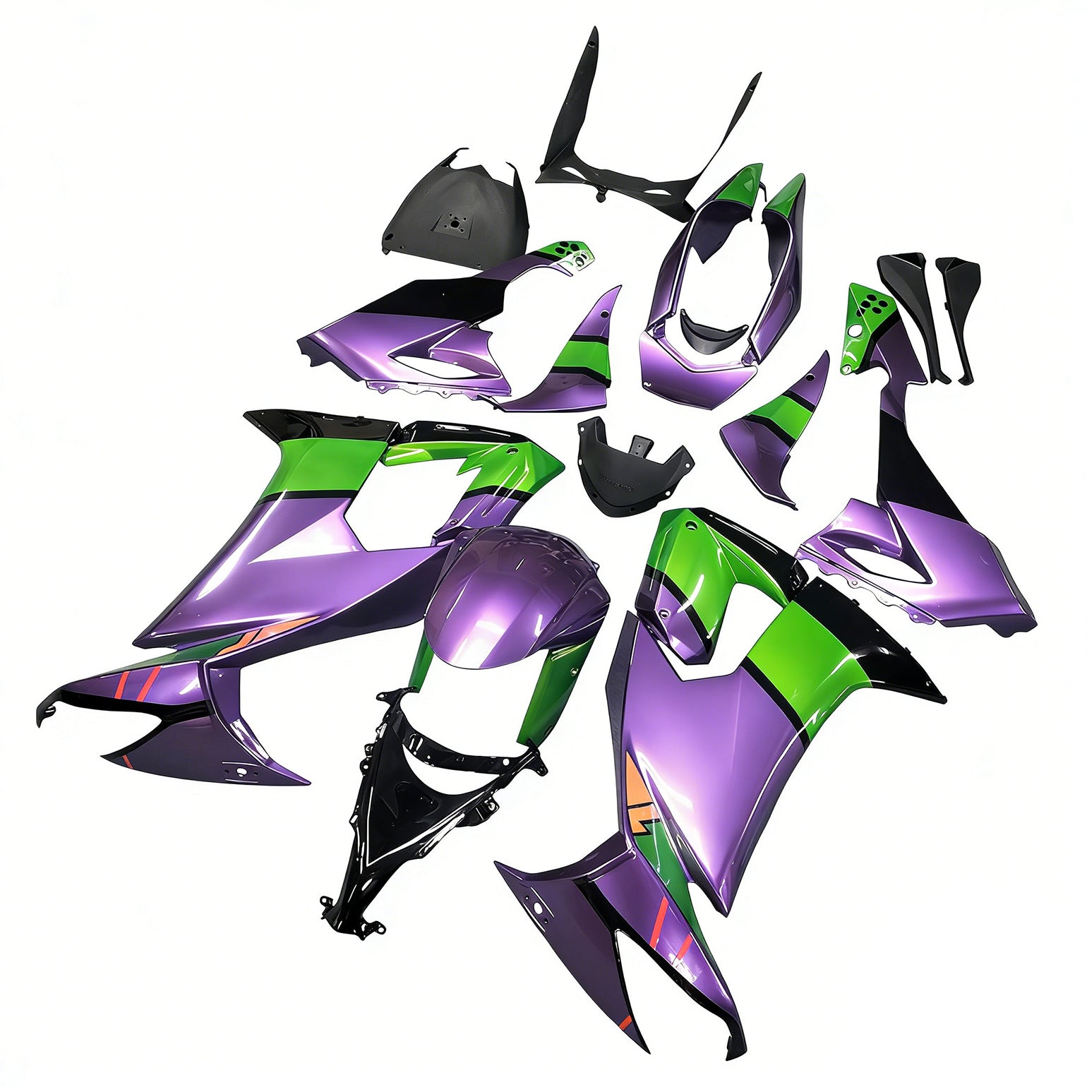 Kawasaki ZX10R 2008-2010 Fairing Kit Bodywork Plastic ABS