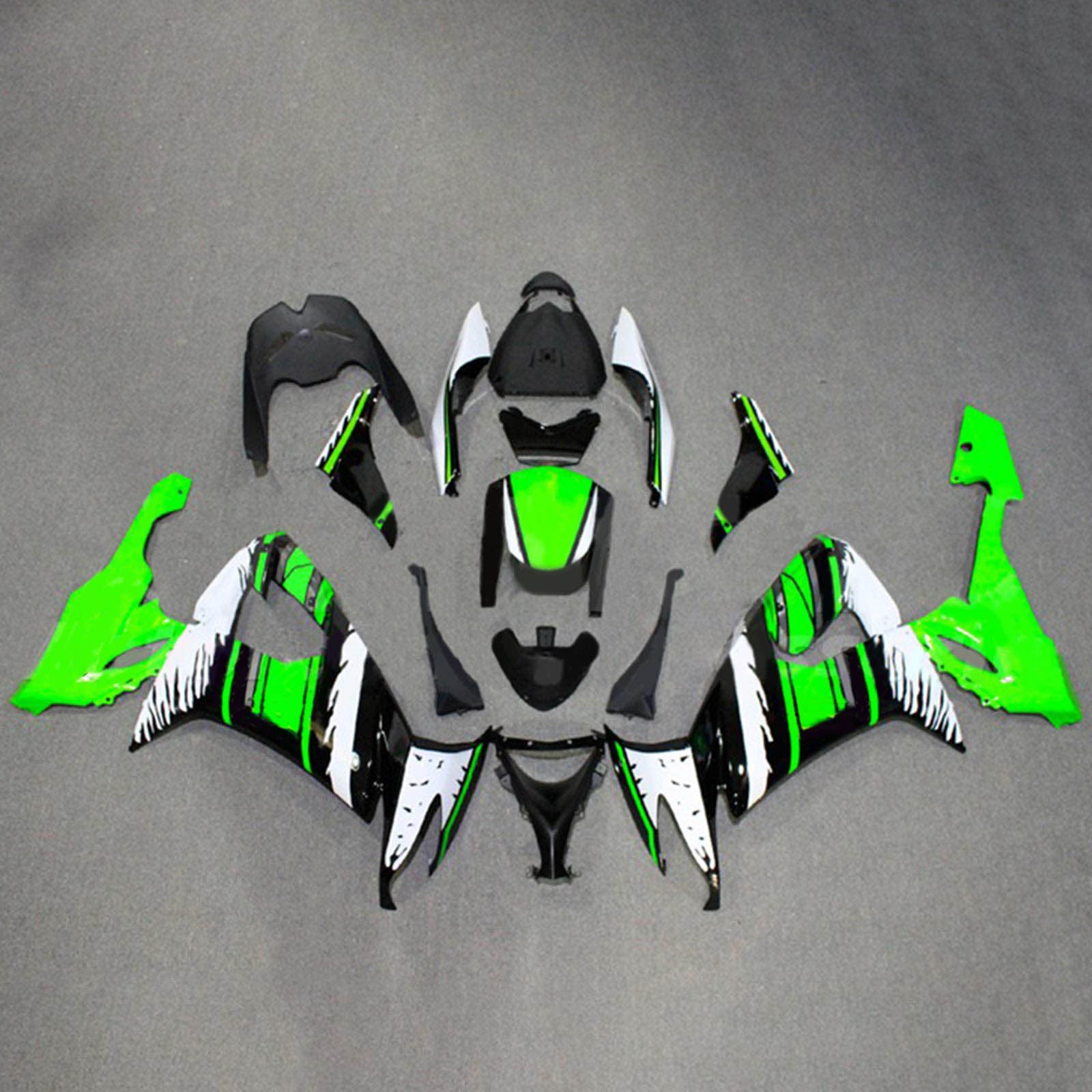 가와사키 ZX10R 2008-2010 페어링 키트 차체 플라스틱 ABS
