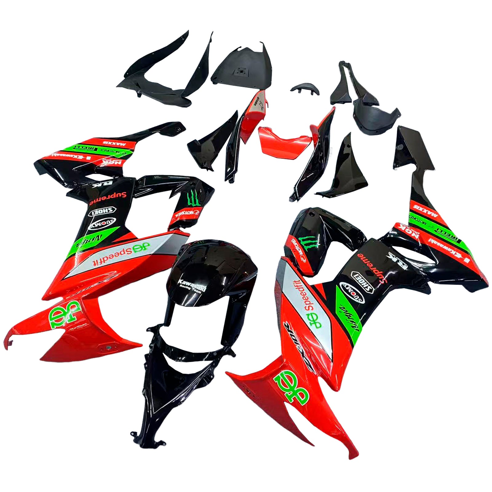 Kawasaki ZX10R 2008-2010 Fairing Kit Bodywork Plastic ABS