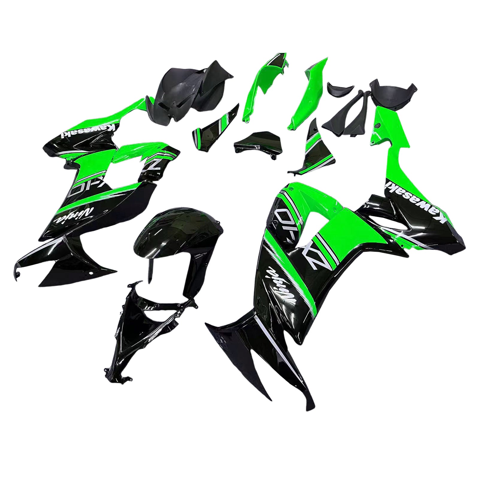 Kawasaki ZX10R 2008-2010 Fairing Kit Bodywork Plastic ABS