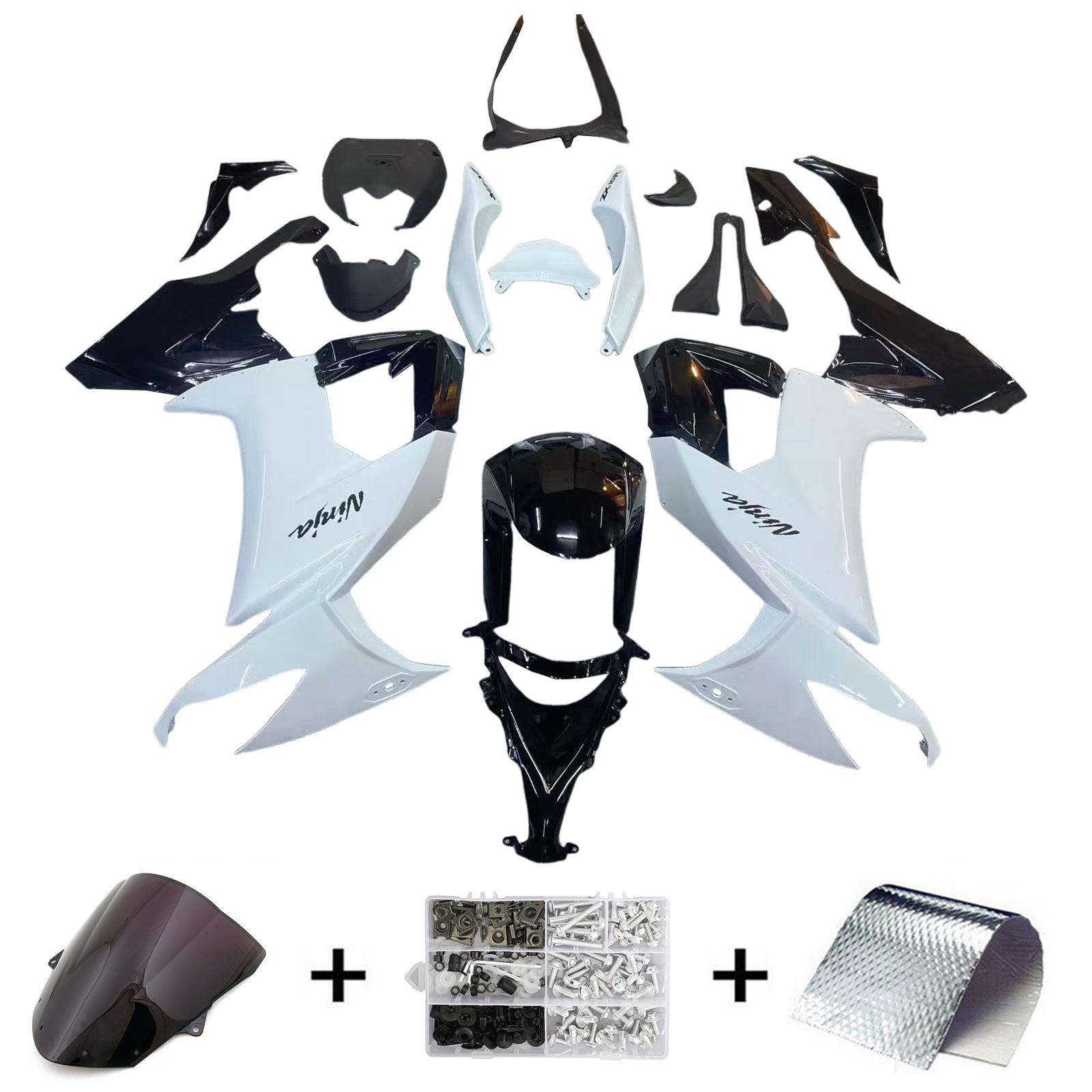 Kawasaki ZX10R 2008-2010 Fairing Kit Bodywork Plastic ABS