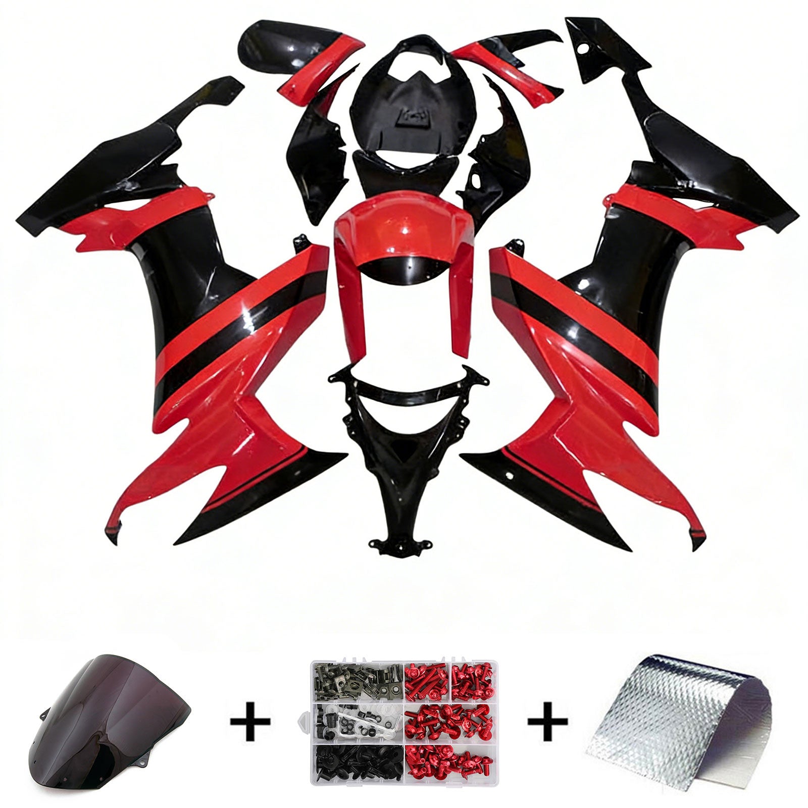 Kawasaki ZX10R 2008-2010 Fairing Kit Bodywork Plastic ABS