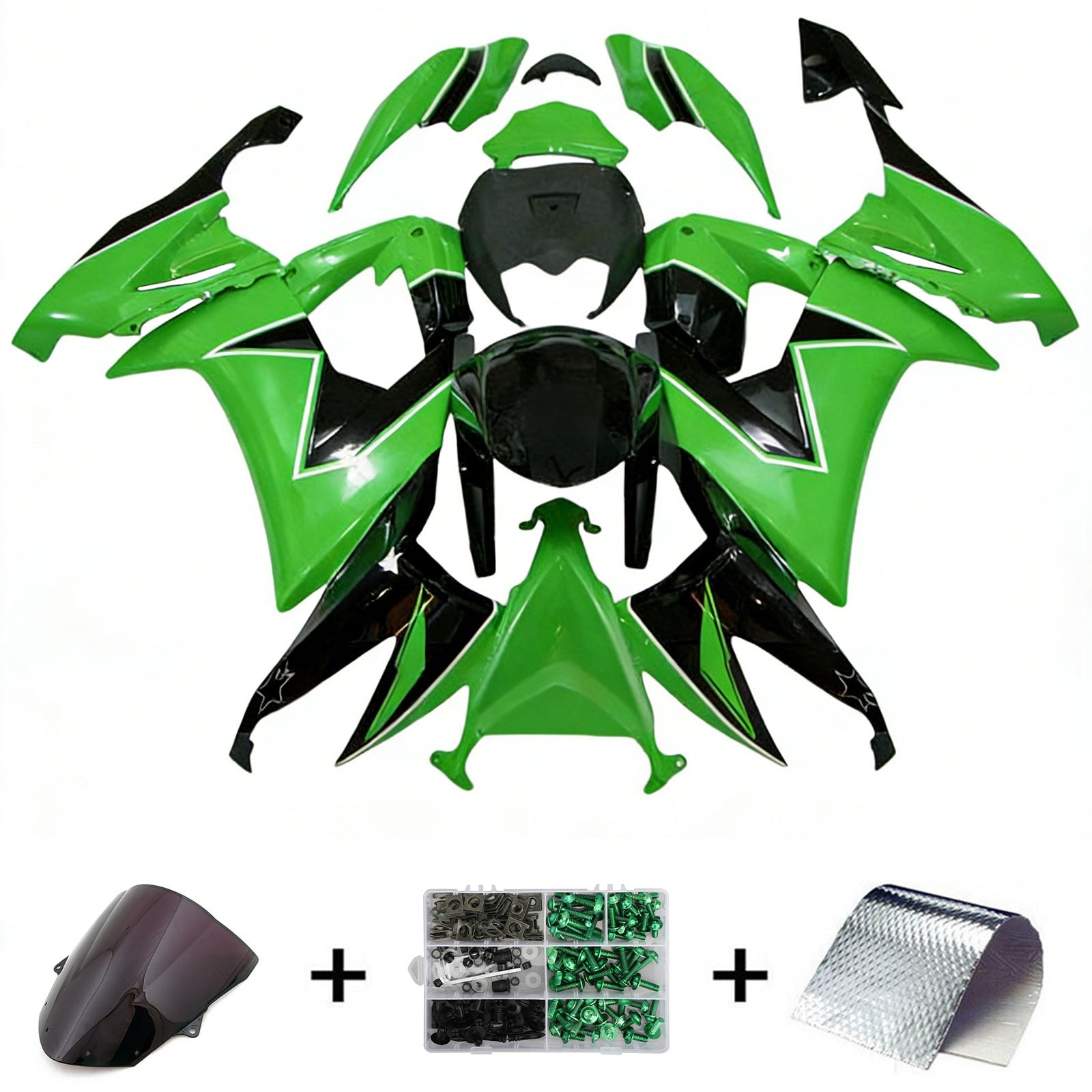 Kit Carenado Kawasaki ZX10R 2008-2010 Carrocería Plástico ABS