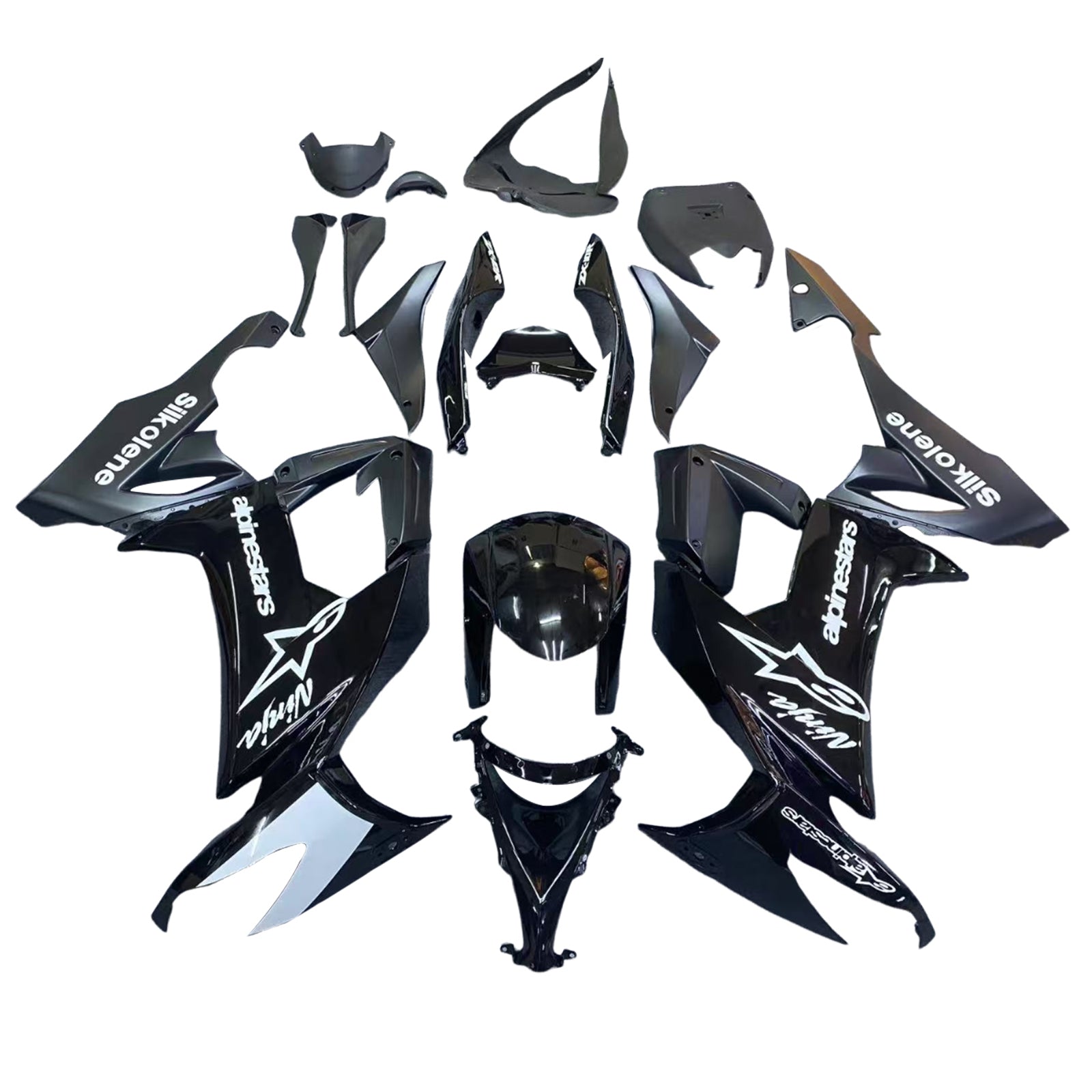 Kawasaki ZX10R 2008-2010 페어링 키트 차체 플라스틱 복근