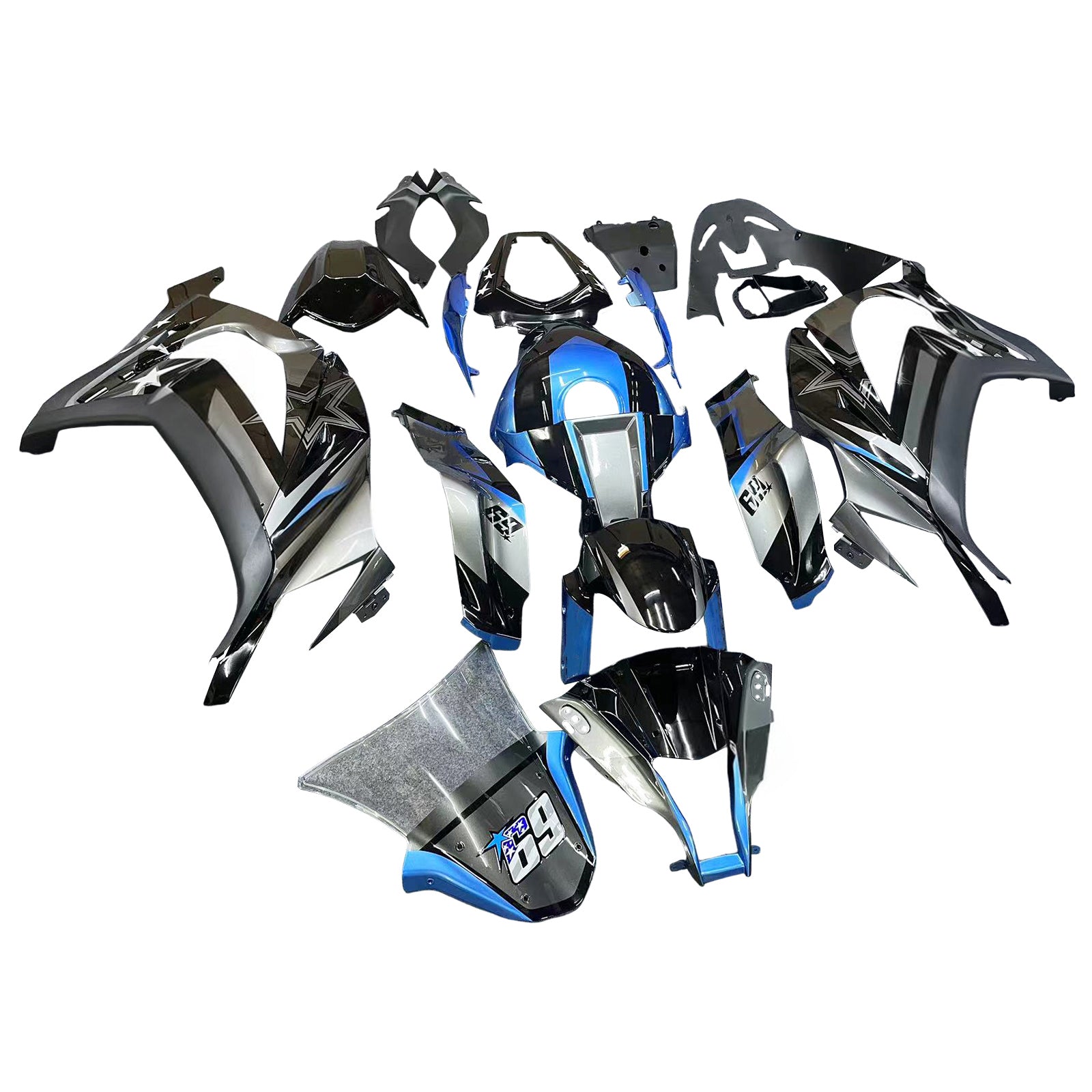 Kawasaki ZX10R 2011-2015 Fairing Kit Bodywork Plastic ABS