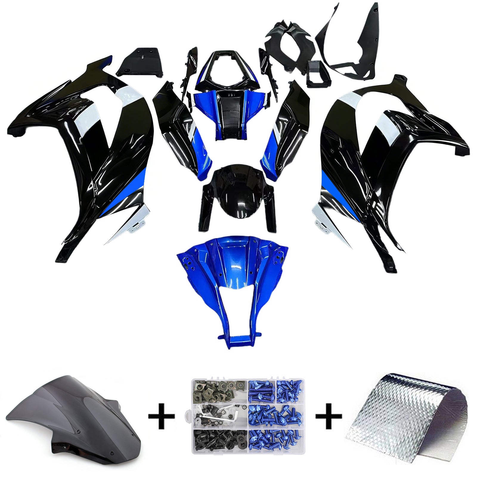Kawasaki ZX10R 2011-2015 Fairing Kit Bodywork Plastic ABS