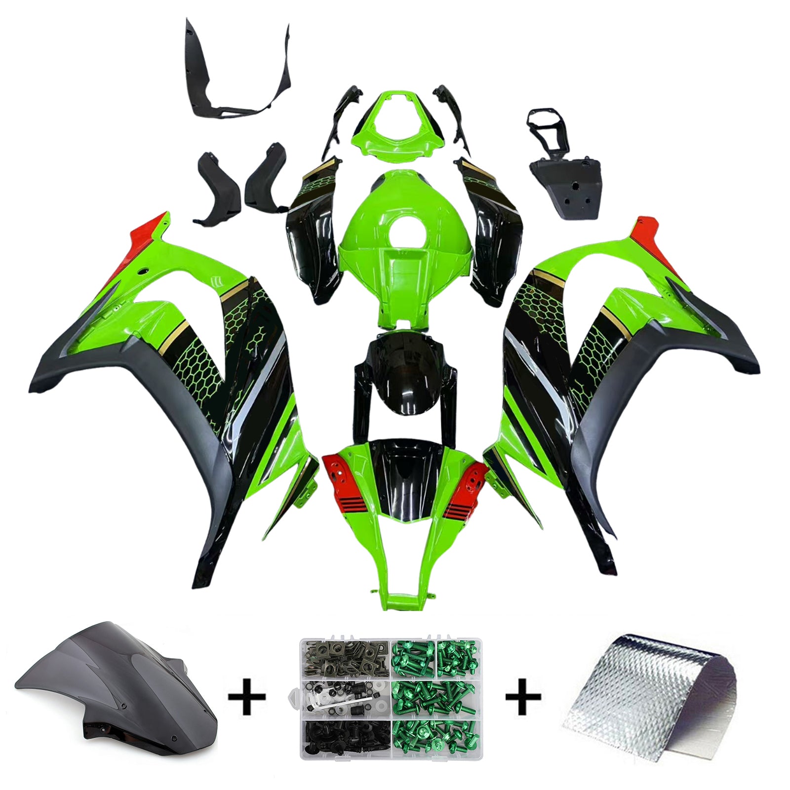 Kawasaki ZX10R 2011-2015 Fairing Kit Bodywork Plastic ABS