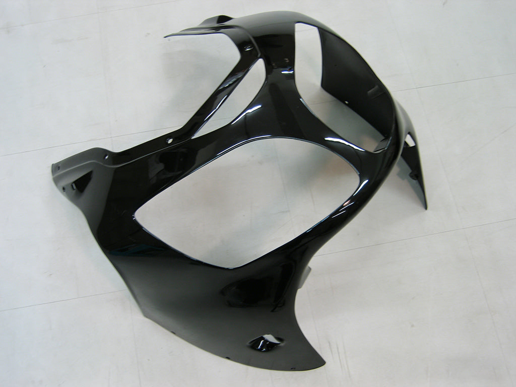 Fairings 2000-2001 Kawasaki ZX12R Black White West Generic