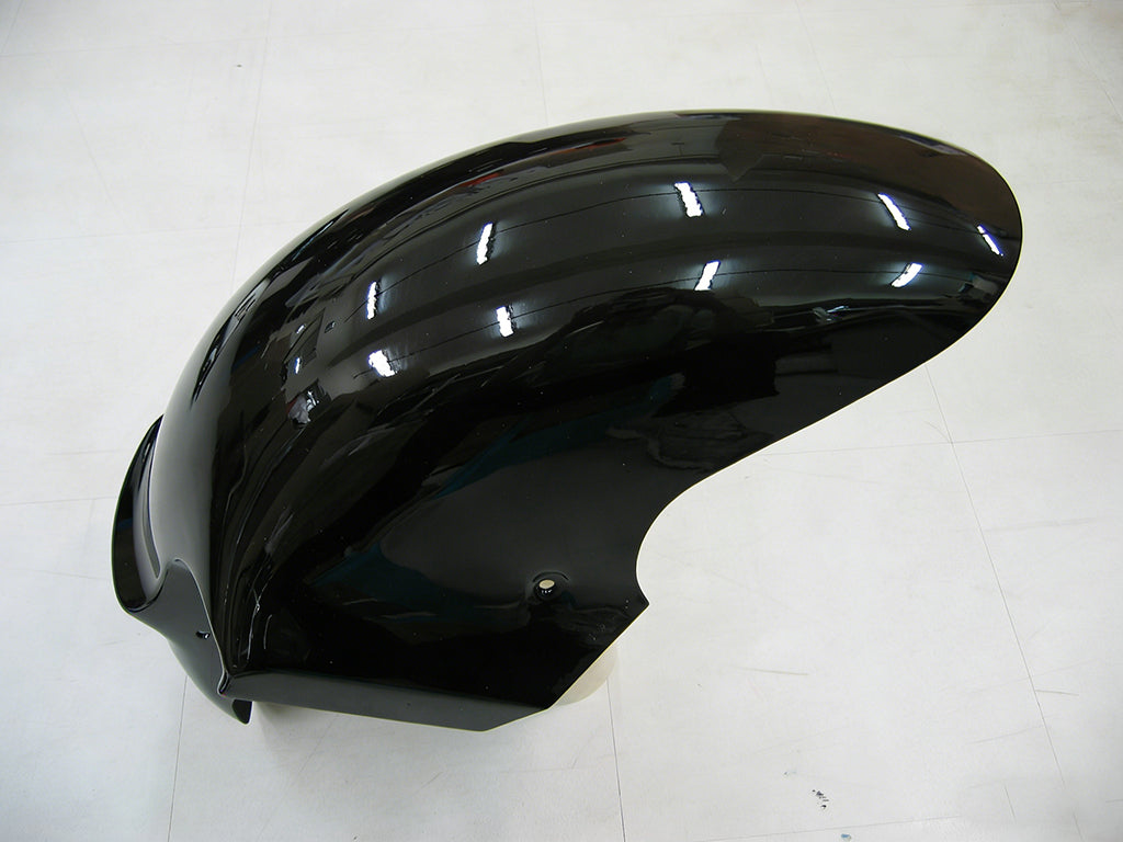 Fairings 2000-2001 Kawasaki ZX12R Black White West Generic