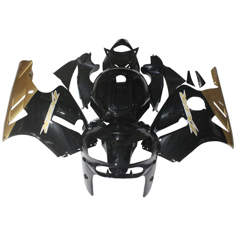 Fairings Kawasaki ZX12R Ninja Black & Gold ZX12R  (2002-2005) Generic