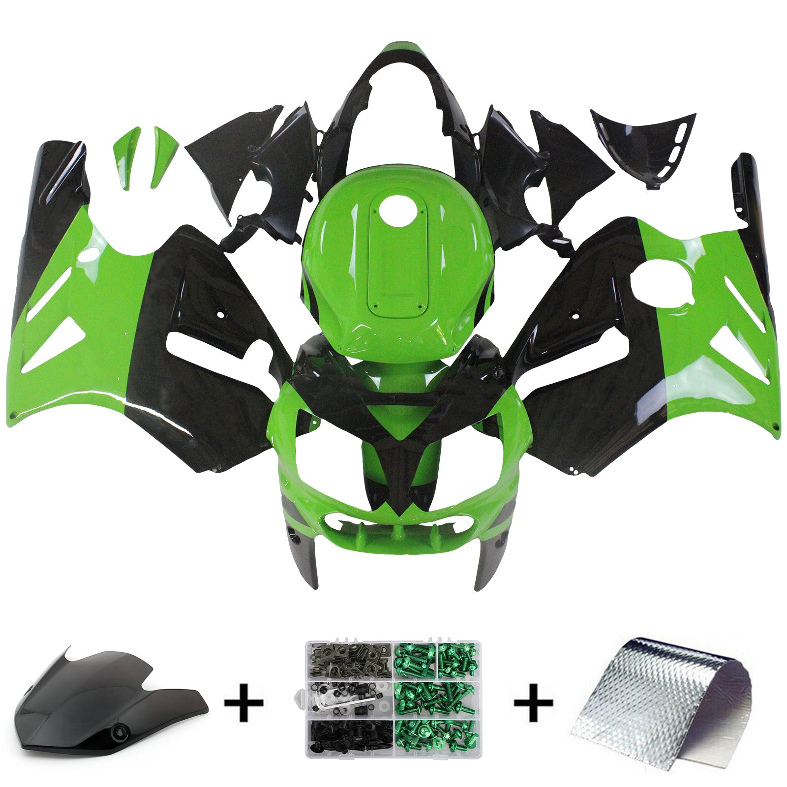 Kawasaki ZX12R 2002-2005 Fairing Kit Bodywork Plastic ABS