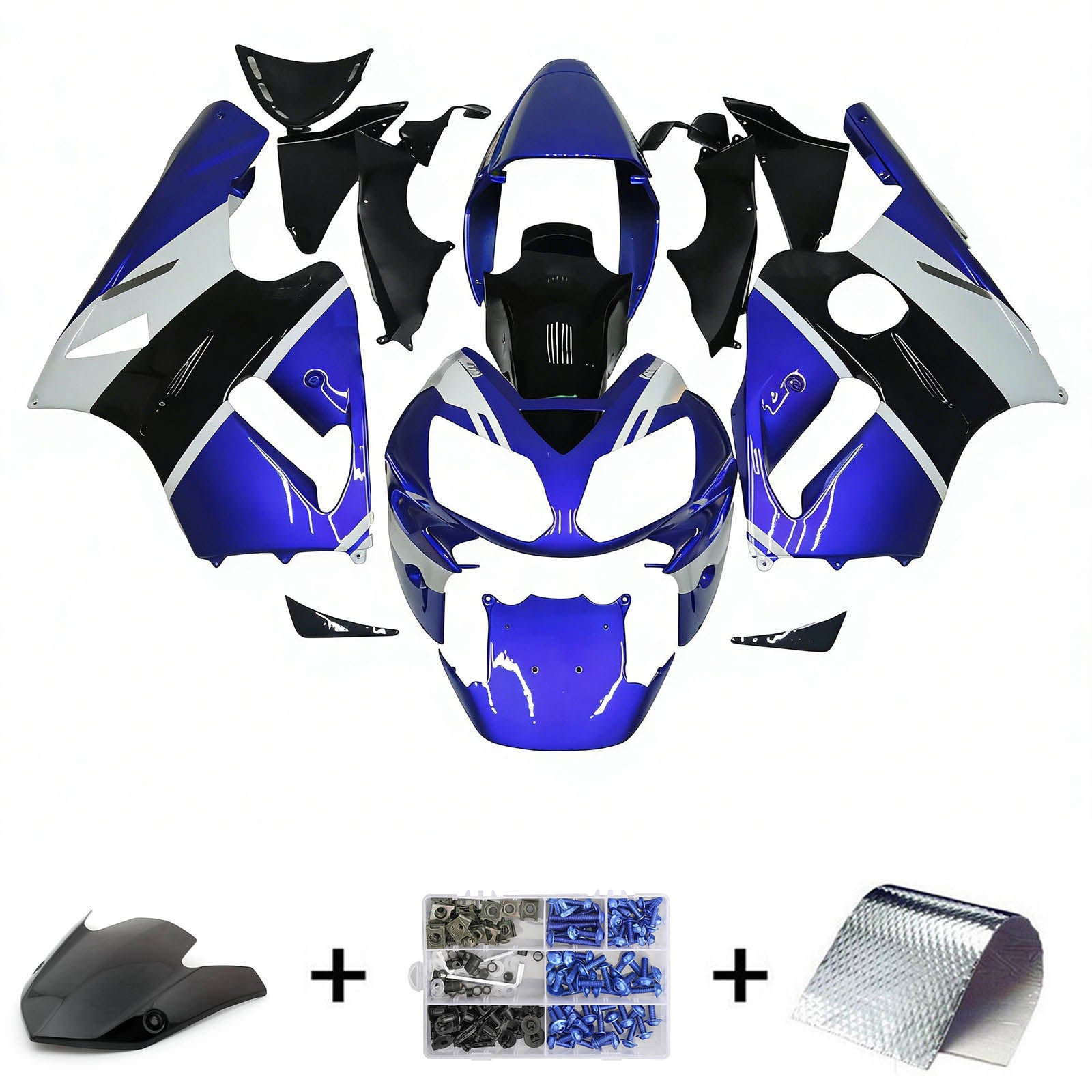 Kawasaki ZX12R 2002-2005 Fairing Kit Bodywork Plastic ABS