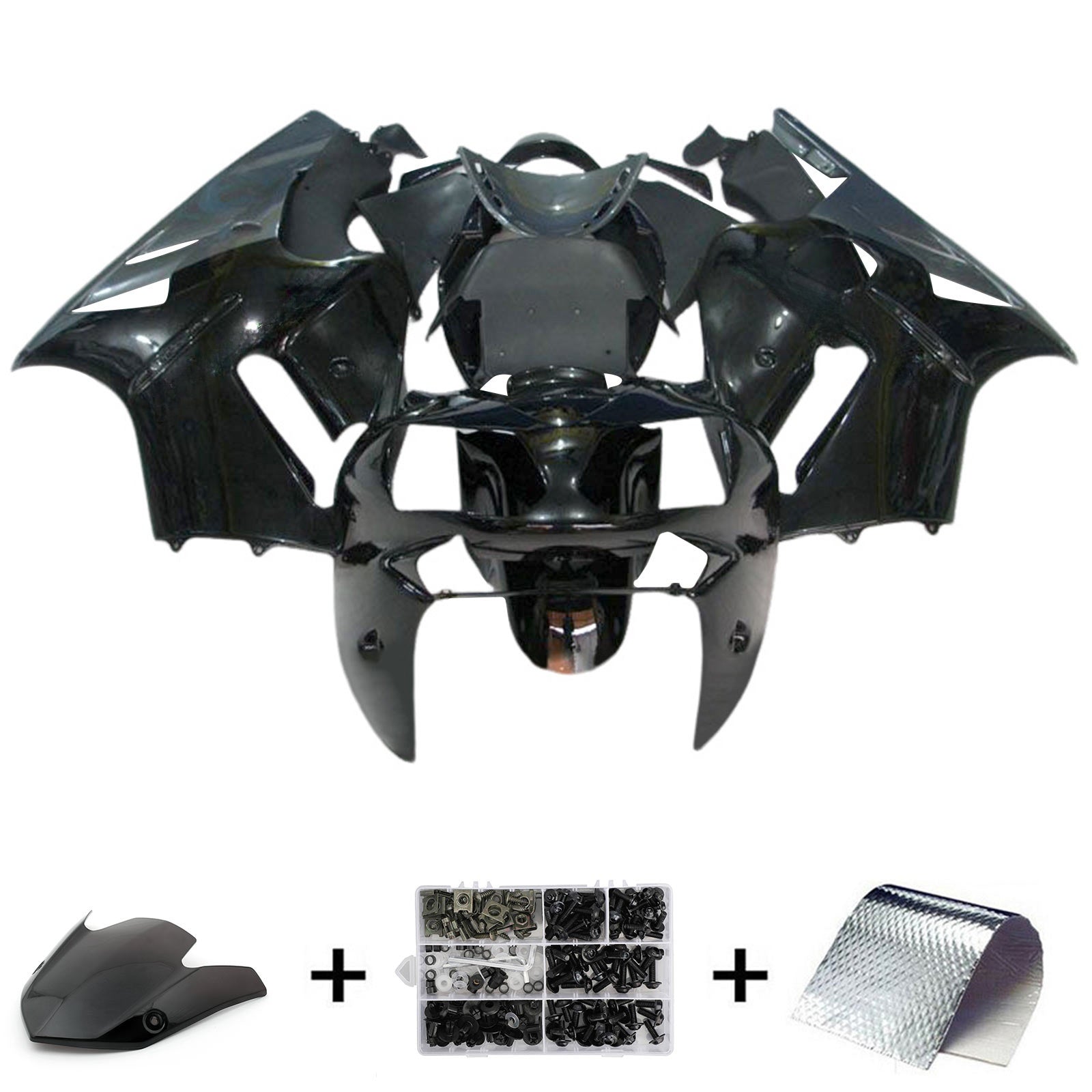 Kawasaki ZX12R 2002-2005 Fairing Kit Bodywork Plastic ABS