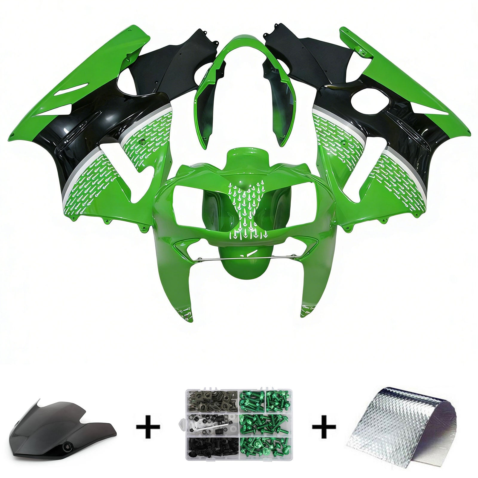 Kawasaki ZX12R 2002-2005 Fairing Kit Bodywork Plastic ABS