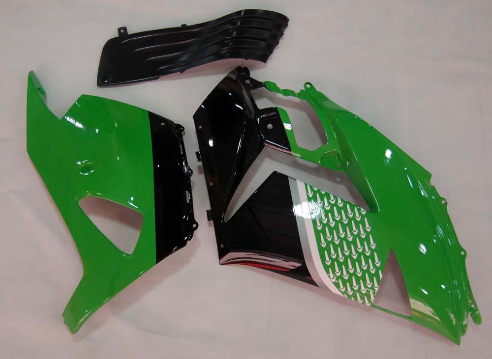 Carenados 2006-2011 Kawasaki ZX14R Verde Negro No.56 Nakano Genérico