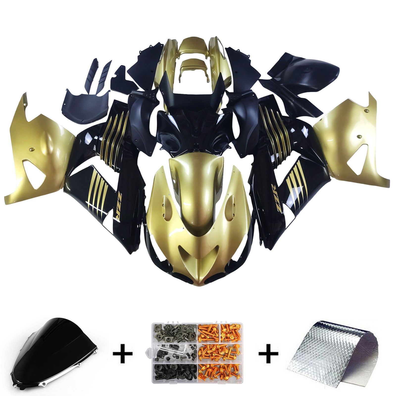 Kawasaki ZX14R 2006-2011 Fairing Kit Bodywork Plastic ABS