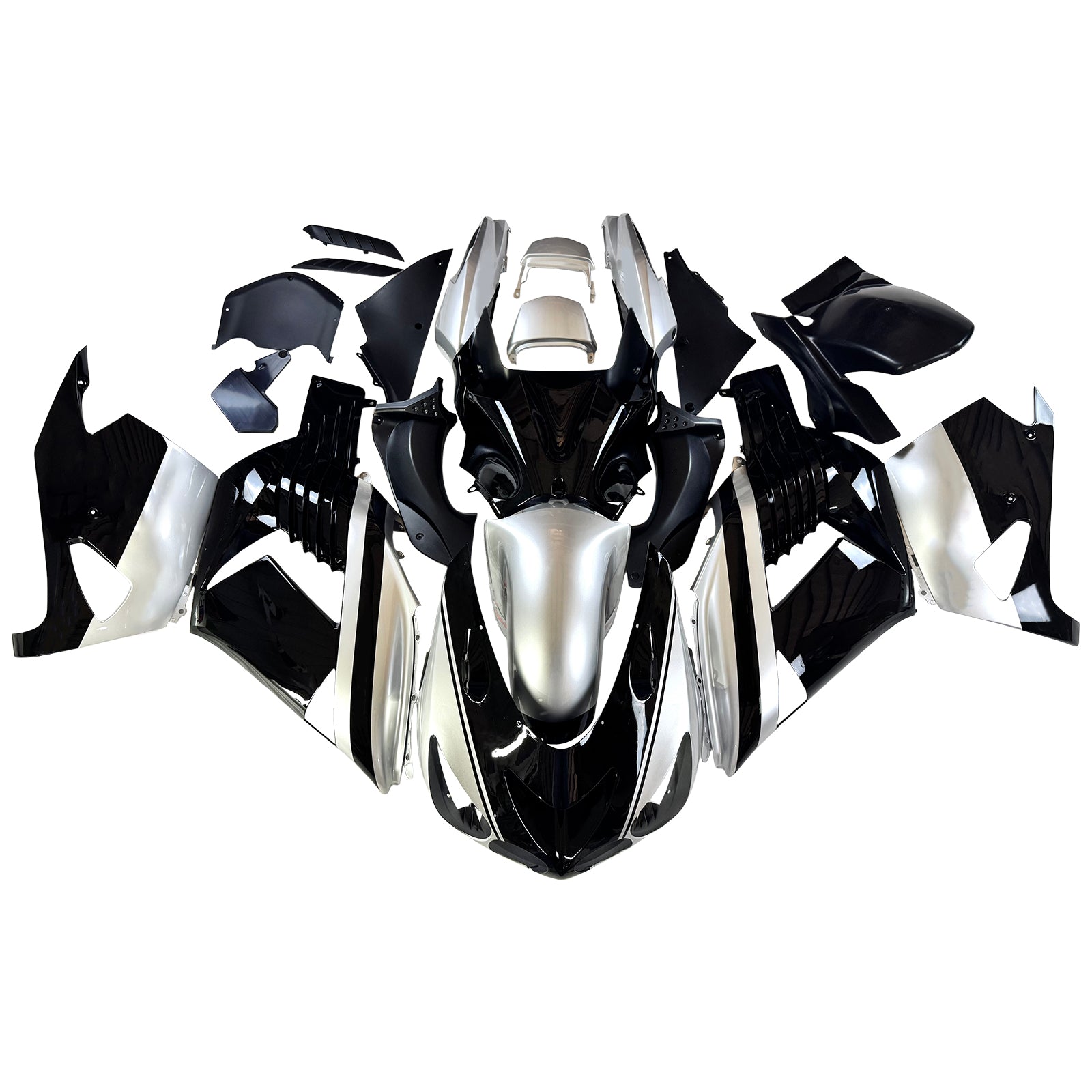 가와사키 ZX14R 2006-2011 페어링 키트 차체 플라스틱 ABS