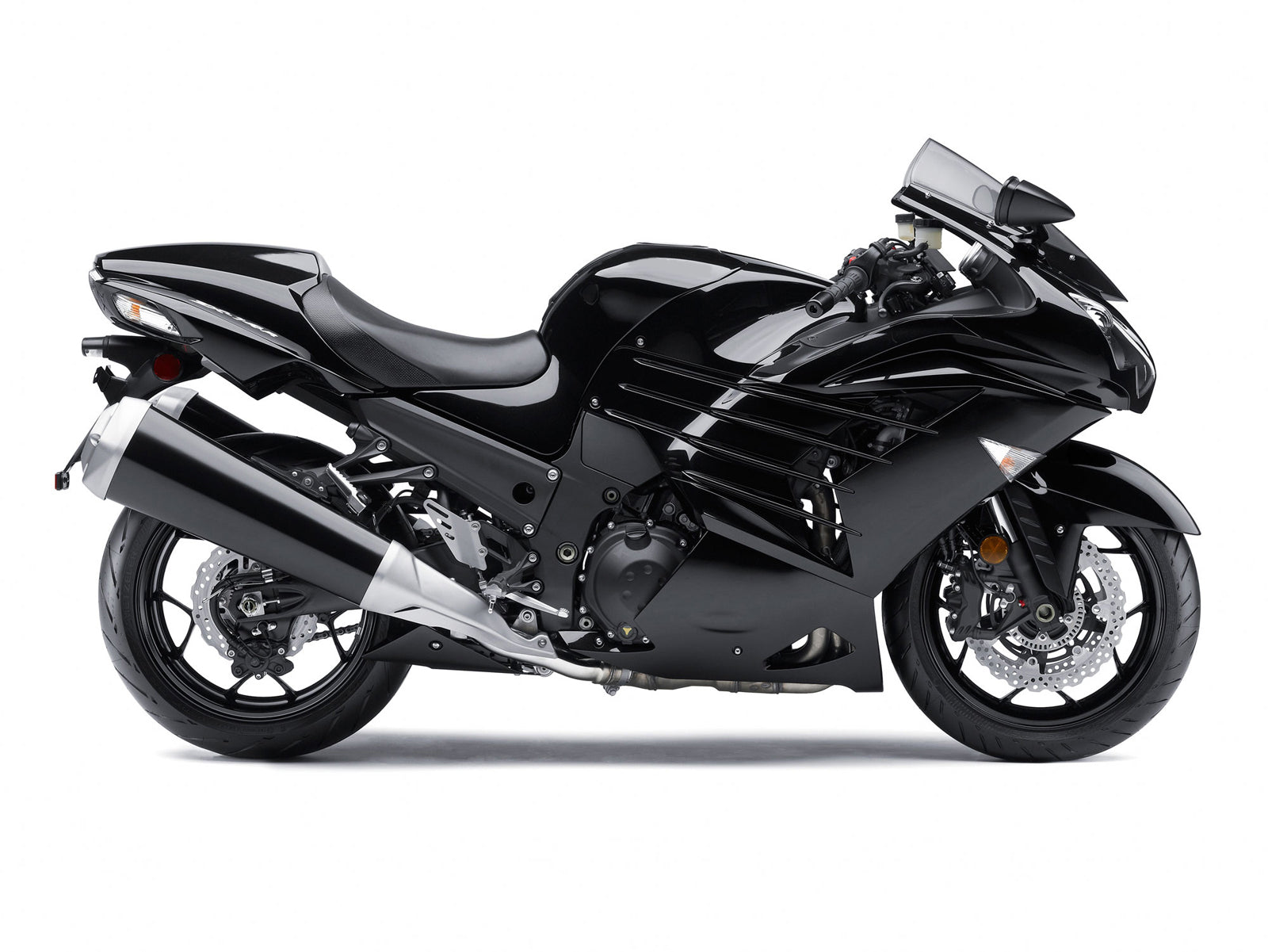 페어링 플라스틱 2012-2022 가와사키 ZX14R 닌자 블랙 제네릭