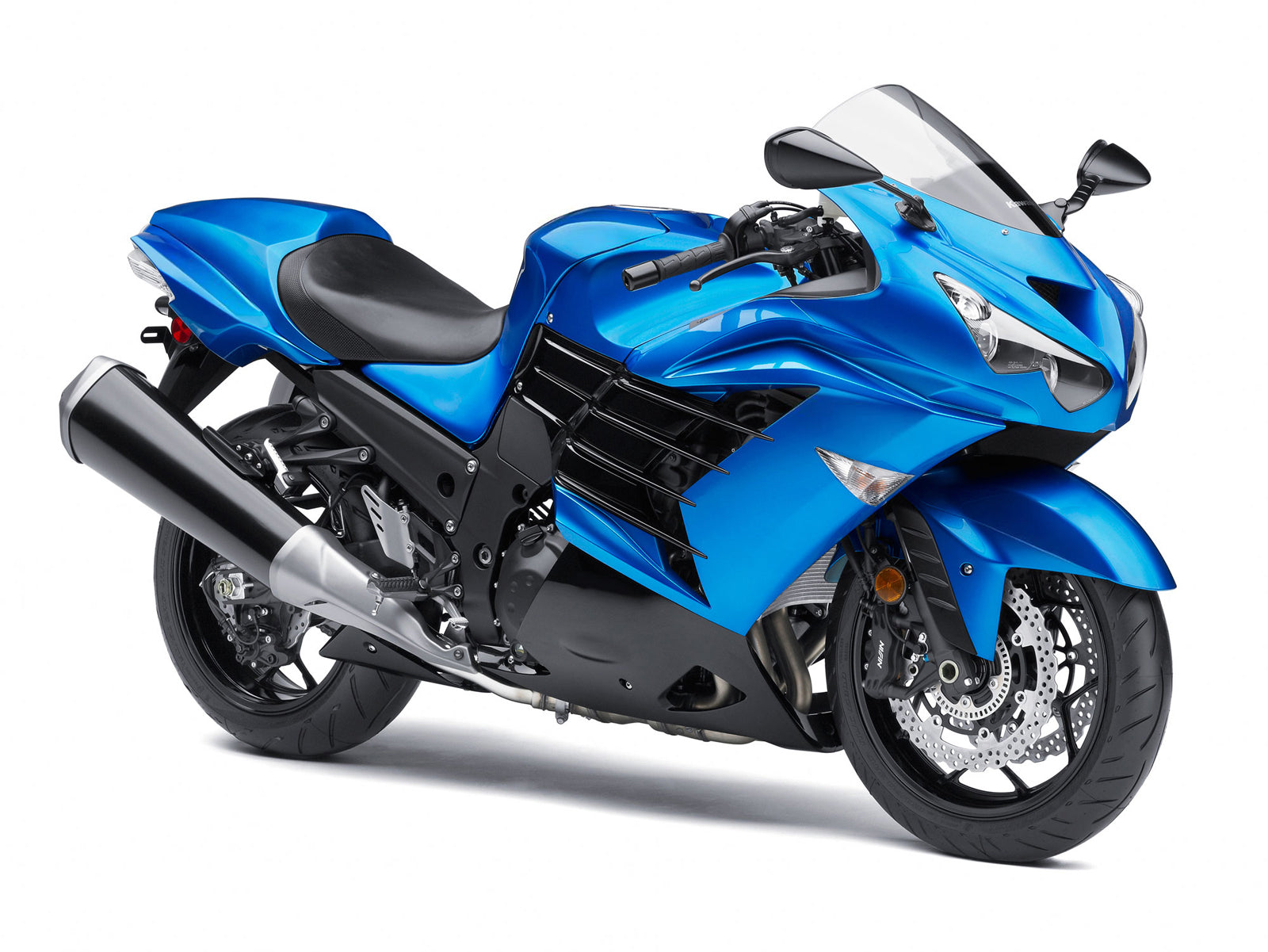 페어링 플라스틱 2012-2022 가와사키 ZX14R 닌자 블루 제네릭