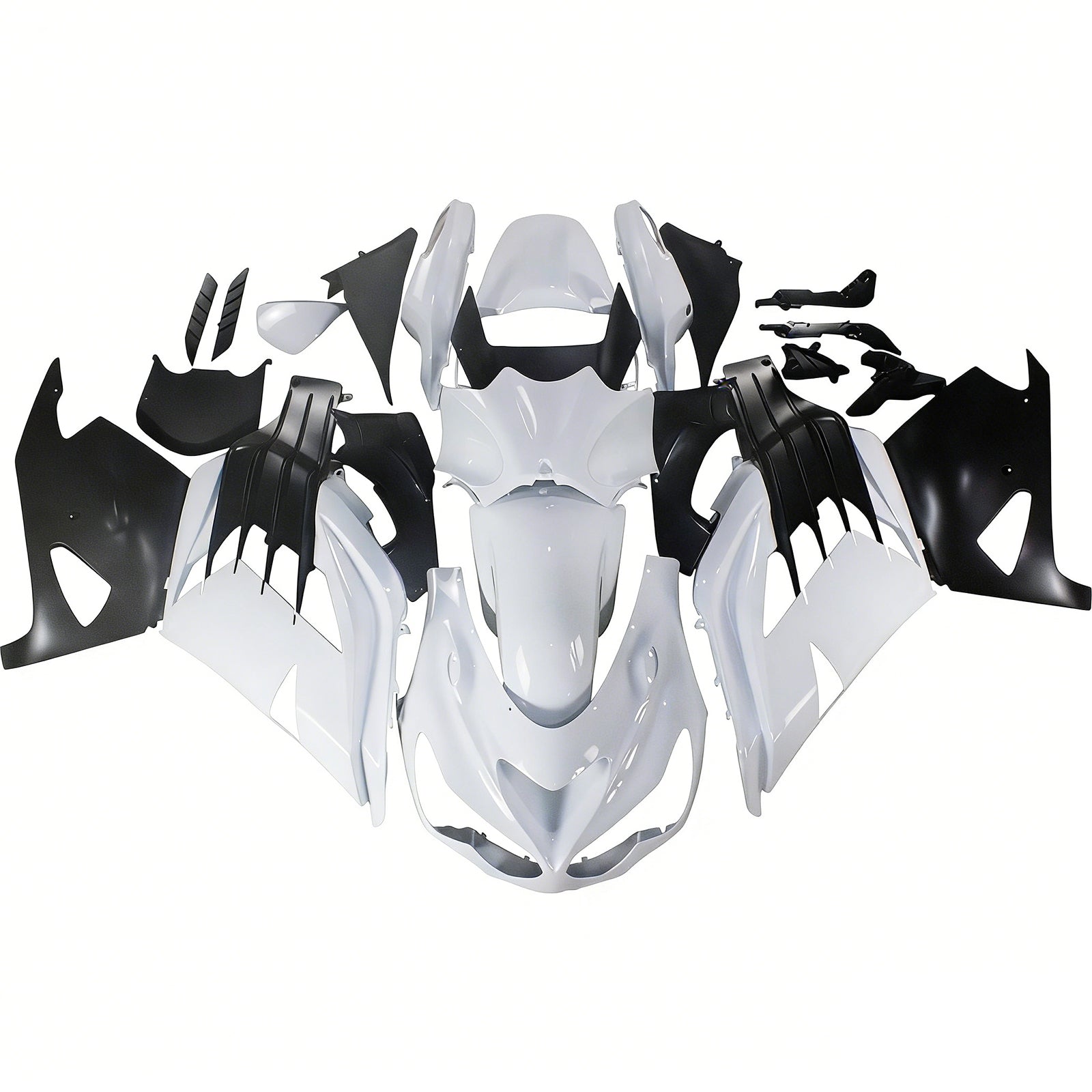 Carenados Plásticos 2012-2022 Kawasaki ZX14R Ninja Blanco Genérico