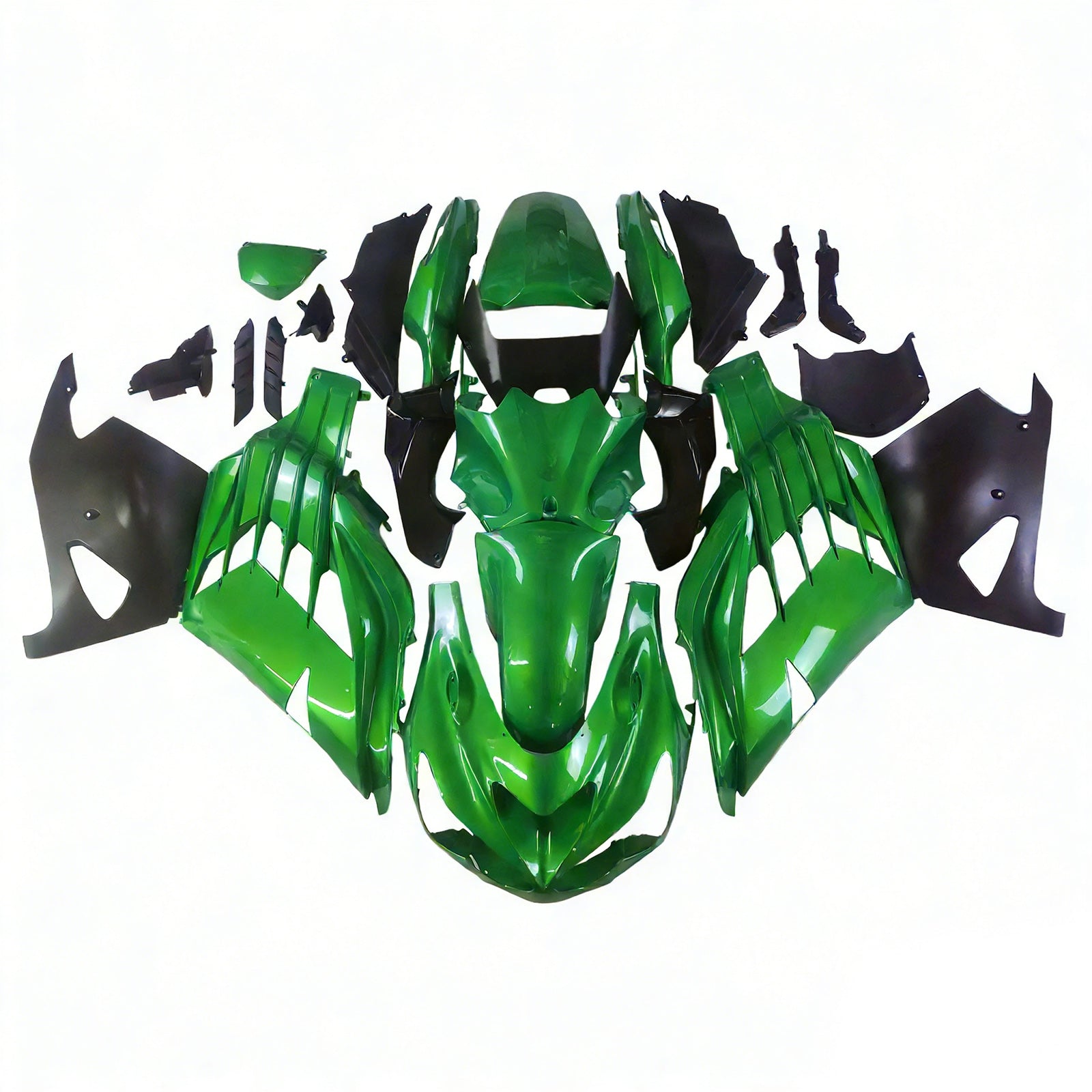Carenados Plásticos 2012-2022 Kawasaki ZX14R Ninja Verde Genérico