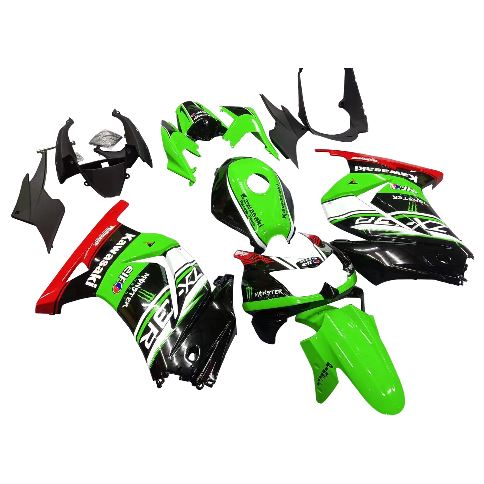 كاواساكي EX250 Ninja250R 2008-2012 الهدايا المجمعة هيكل السيارة البلاستيك ABS