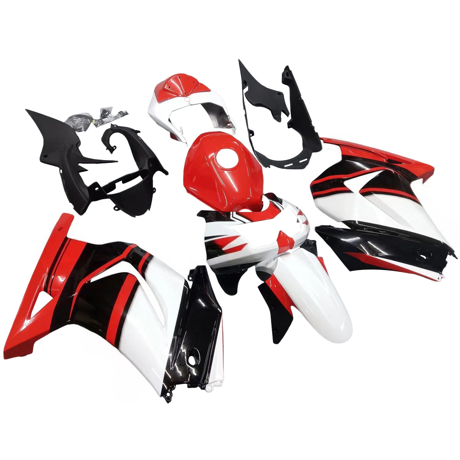 Kawasaki EX250 Ninja250R 2008-2012 Fairing Kit Bodywork Plastic ABS