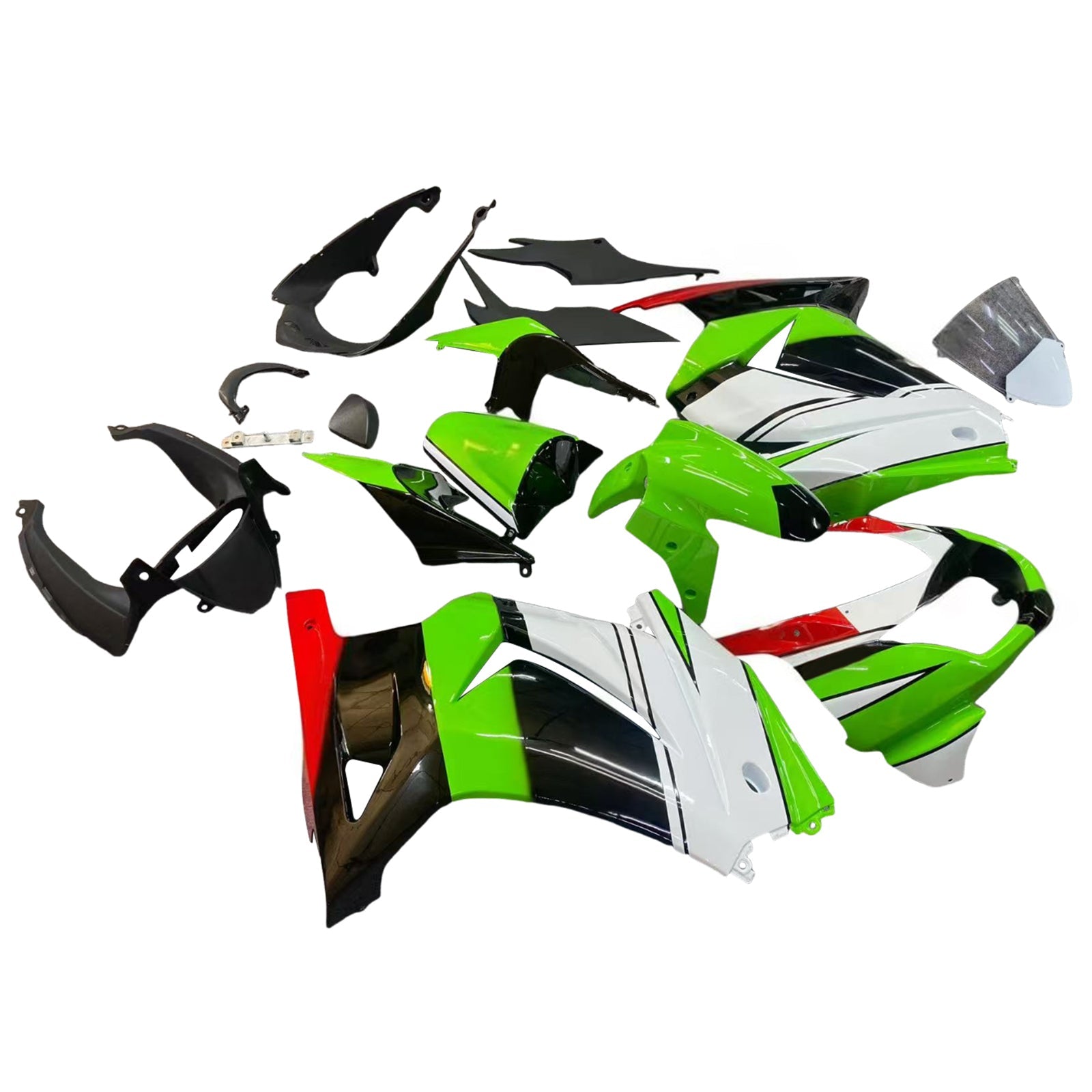 Kawasaki EX250 Ninja250R 2008-2012 Fairing Kit Bodywork Plastic ABS