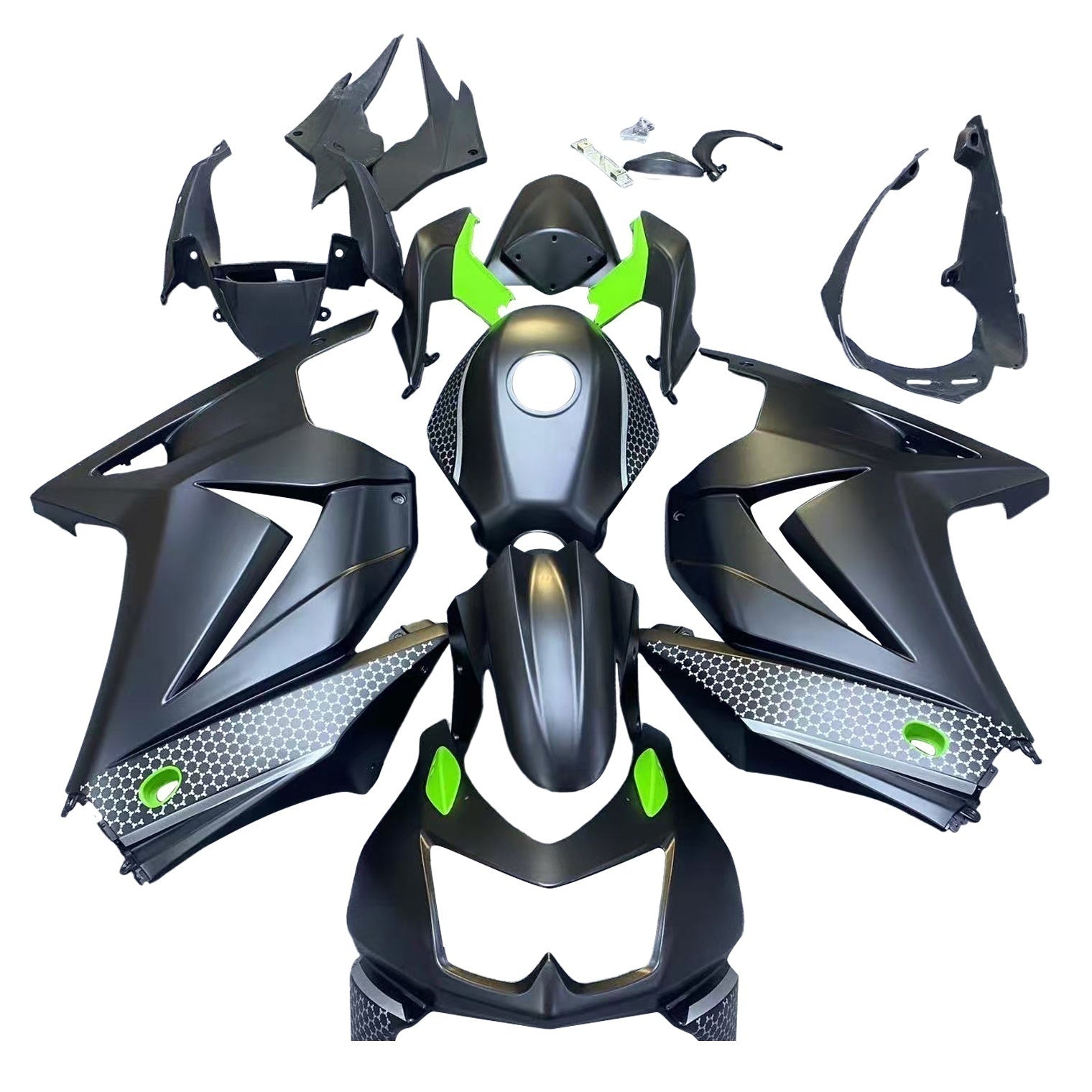 Kawasaki EX250 Ninja250R 2008-2012 Fairing Kit Bodywork Plastic ABS