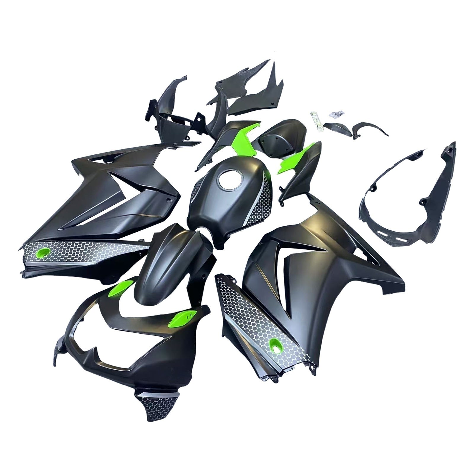 Kawasaki EX250 Ninja250R 2008-2012 Fairing Kit Bodywork Plastic ABS