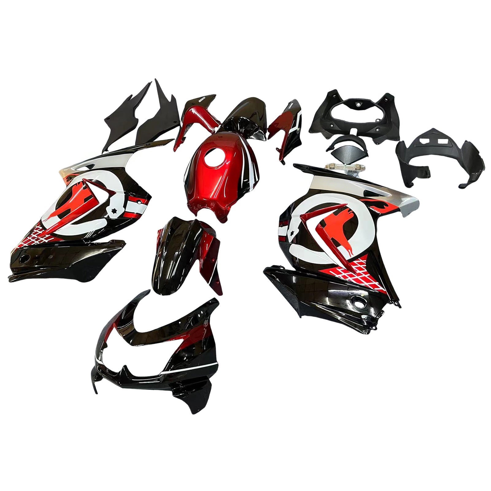 Kawasaki EX250 Ninja250R 2008-2012 Fairing Kit Bodywork Plastic ABS