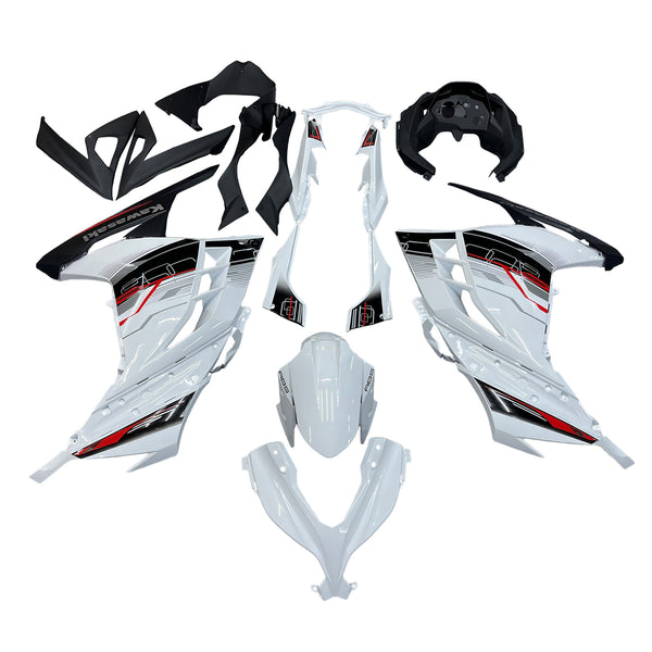 Fairings 2013-2024 Plastics Kawasaki Ninja 300R EX300R White Art Ninja  Generic