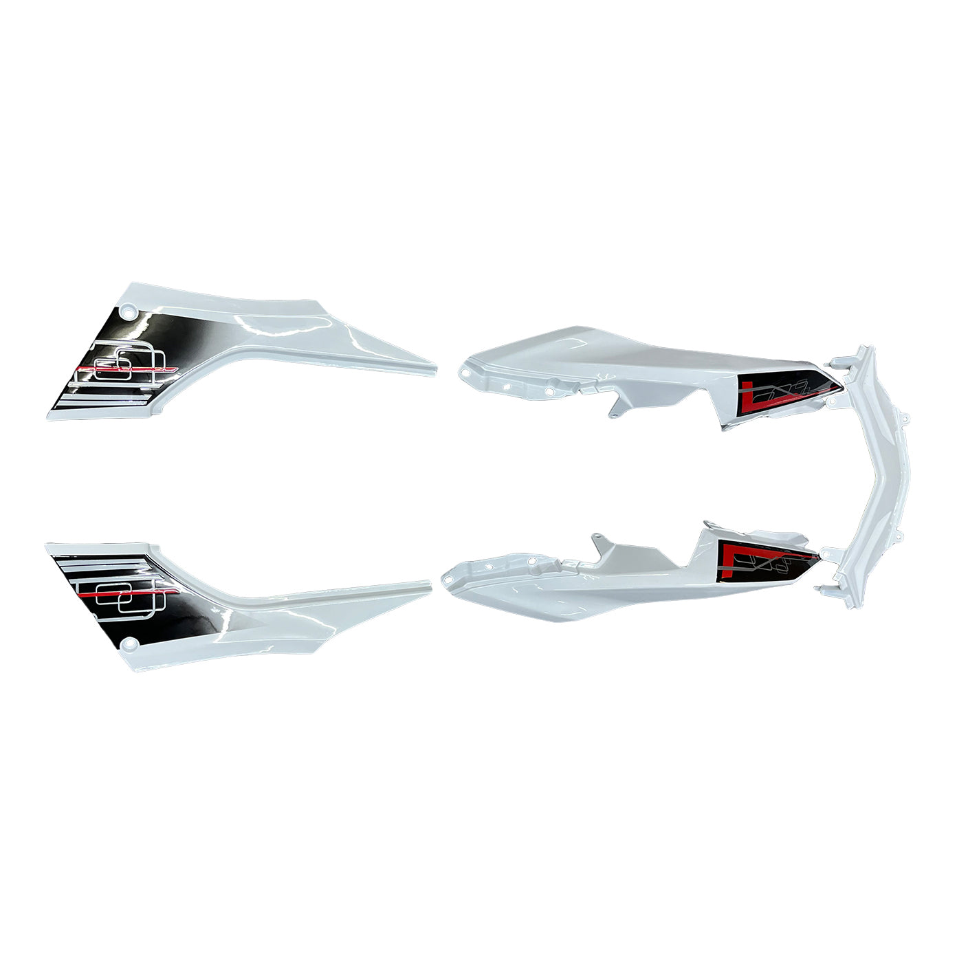 Fairings 2013-2024 Plastics Kawasaki Ninja 300R EX300R White Art Ninja  Generic