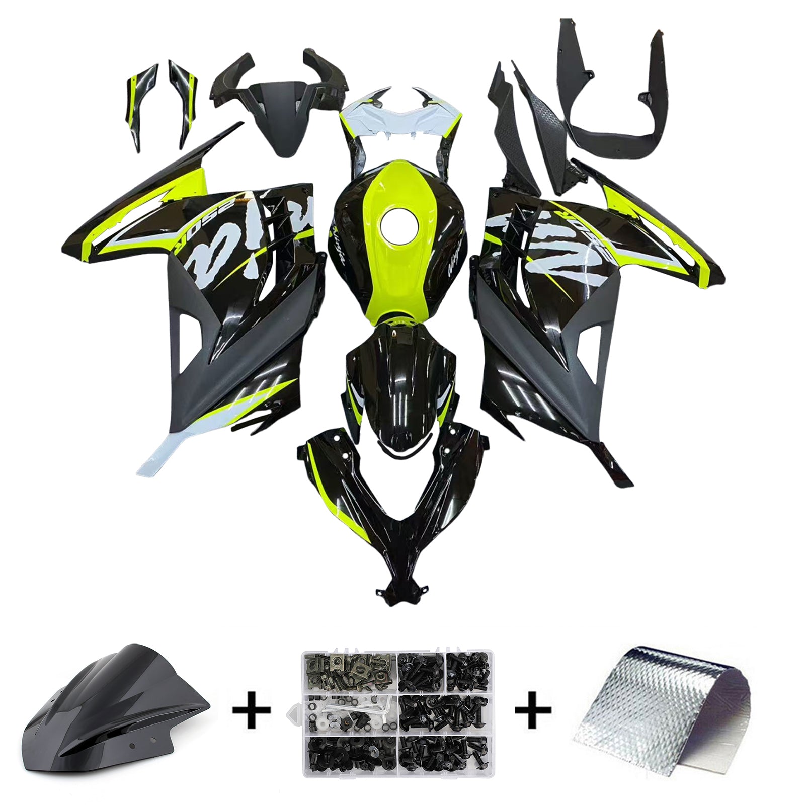 Kawasaki EX300 Ninja300 2013-2024 Fairing Kit Bodywork Plastic ABS