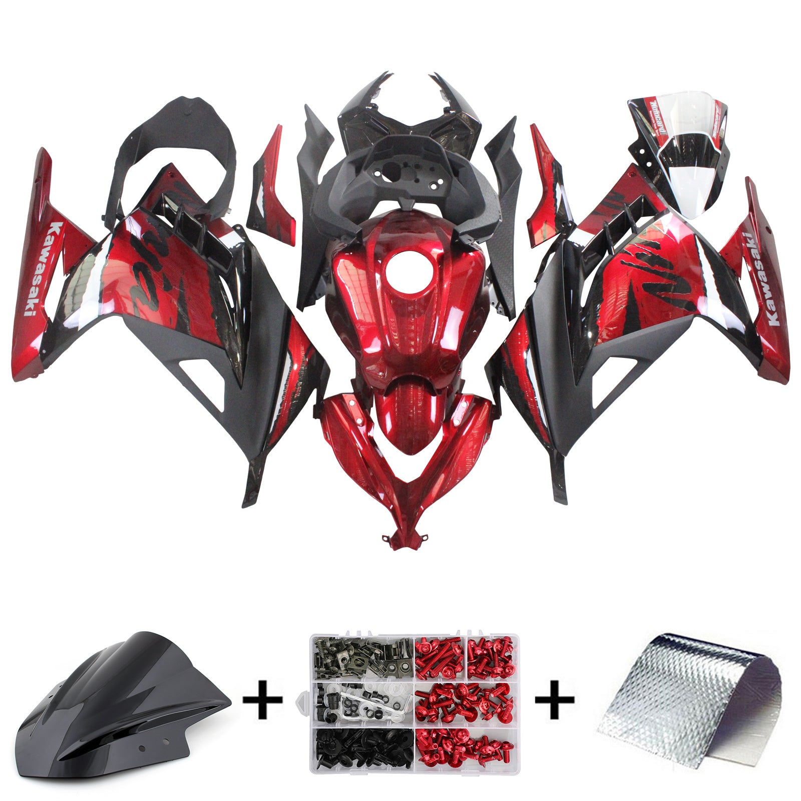 Kawasaki EX300 Ninja300 2013-2024 Fairing Kit Bodywork Plastic ABS