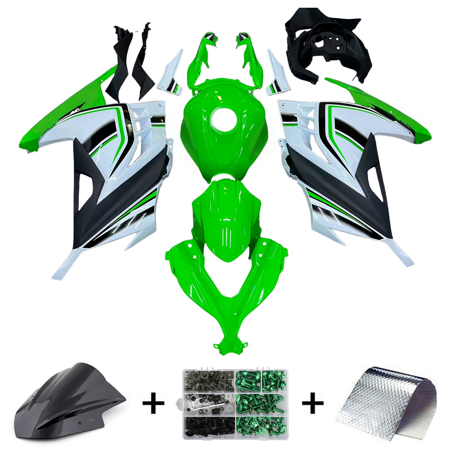 Kawasaki EX300 Ninja300 2013-2024 Fairing Kit Bodywork Plastic ABS