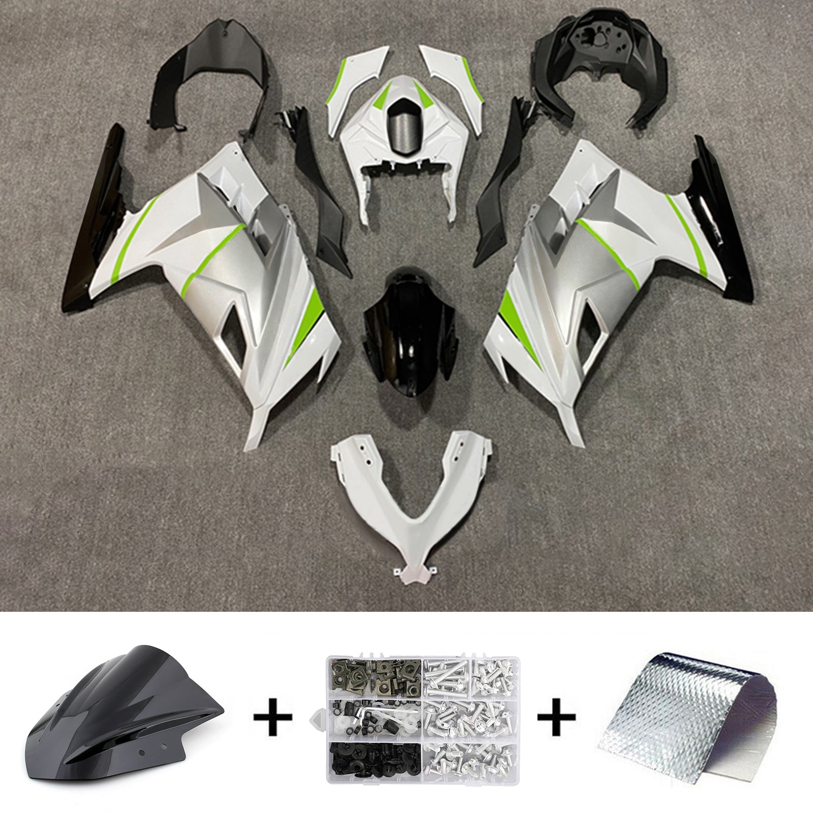 Kawasaki EX300/Ninja300 2013-2017 Kit Carenado Carrocería Plástico ABS