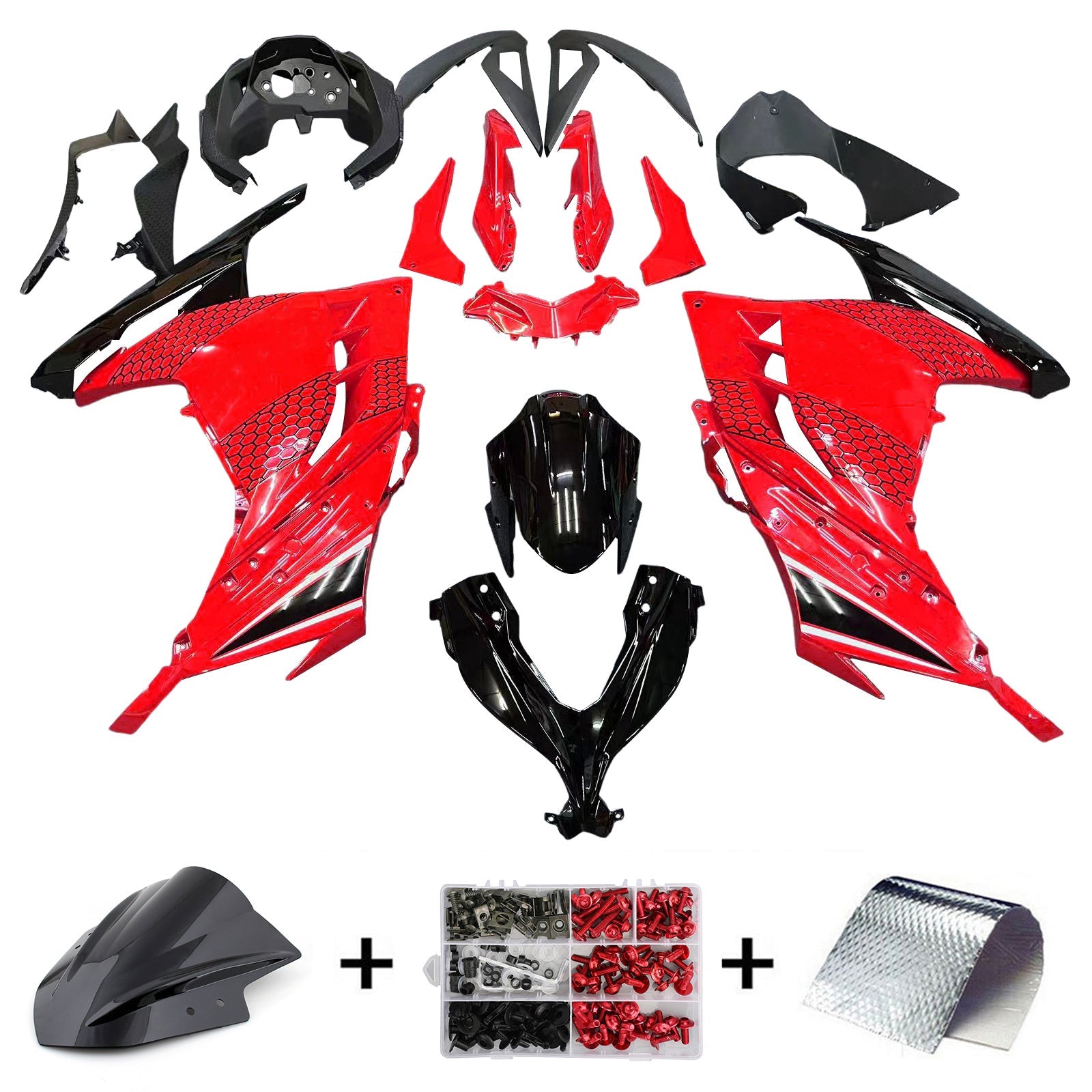 Kawasaki EX300 Ninja300 2013-2024 Fairing Kit Bodywork Plastic ABS