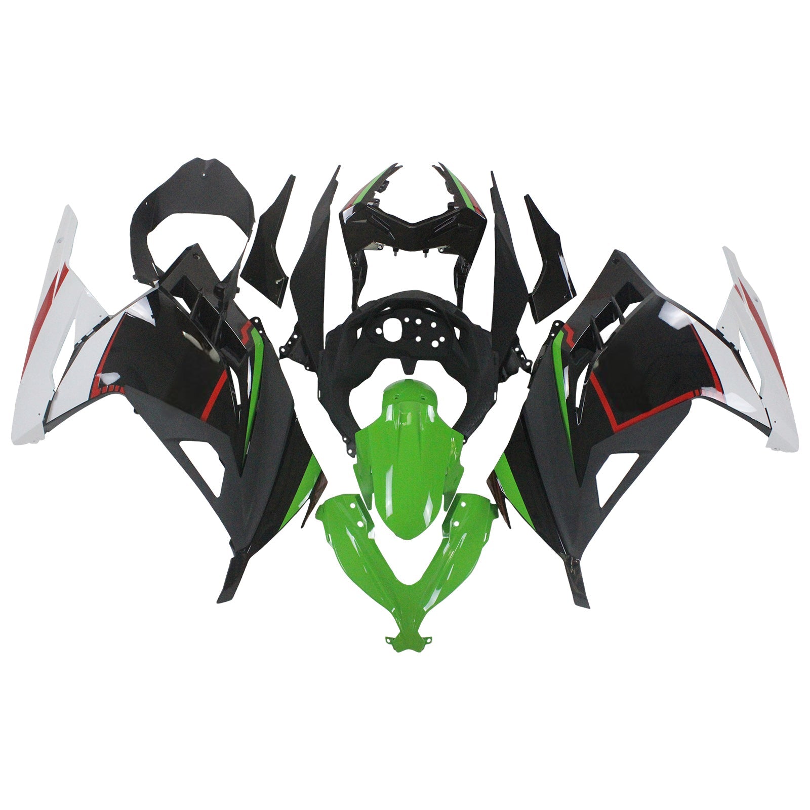 Kawasaki EX300/Ninja300 2013-2017 Kit Carenado Carrocería Plástico ABS