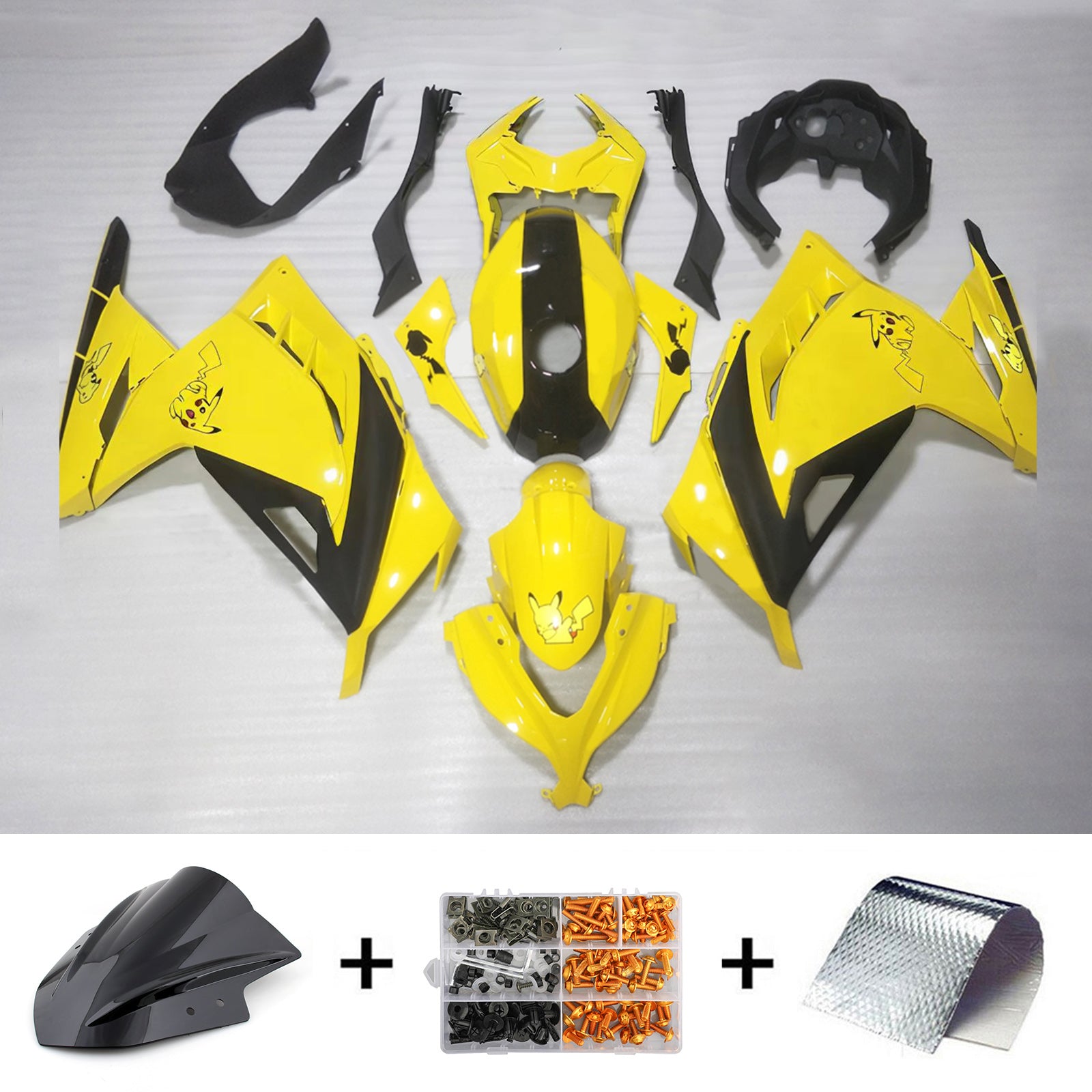Kawasaki EX300 Ninja300 2013-2024 Fairing Kit Bodywork Plastic ABS