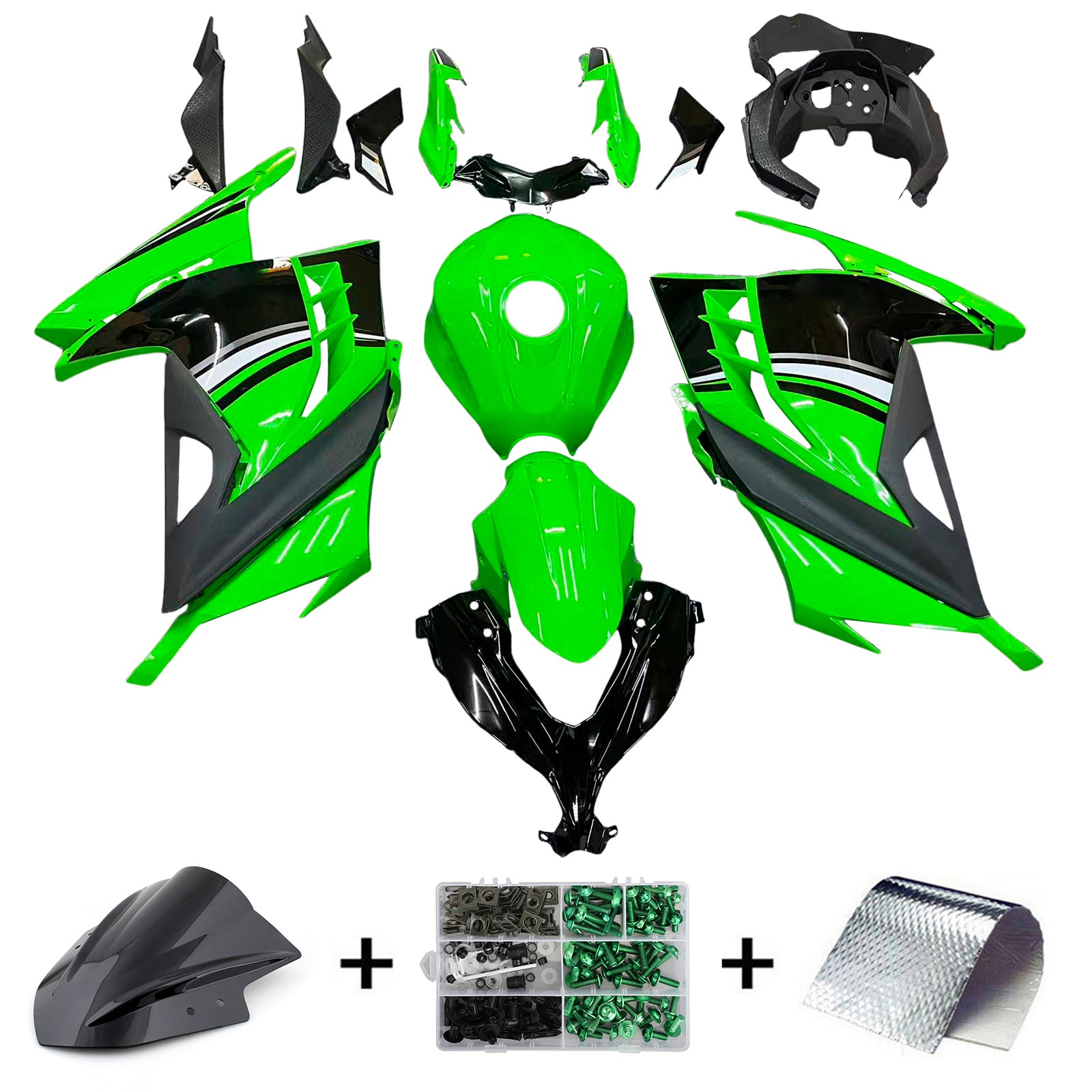 Kawasaki EX300 Ninja300 2013-2024 Fairing Kit Bodywork Plastic ABS