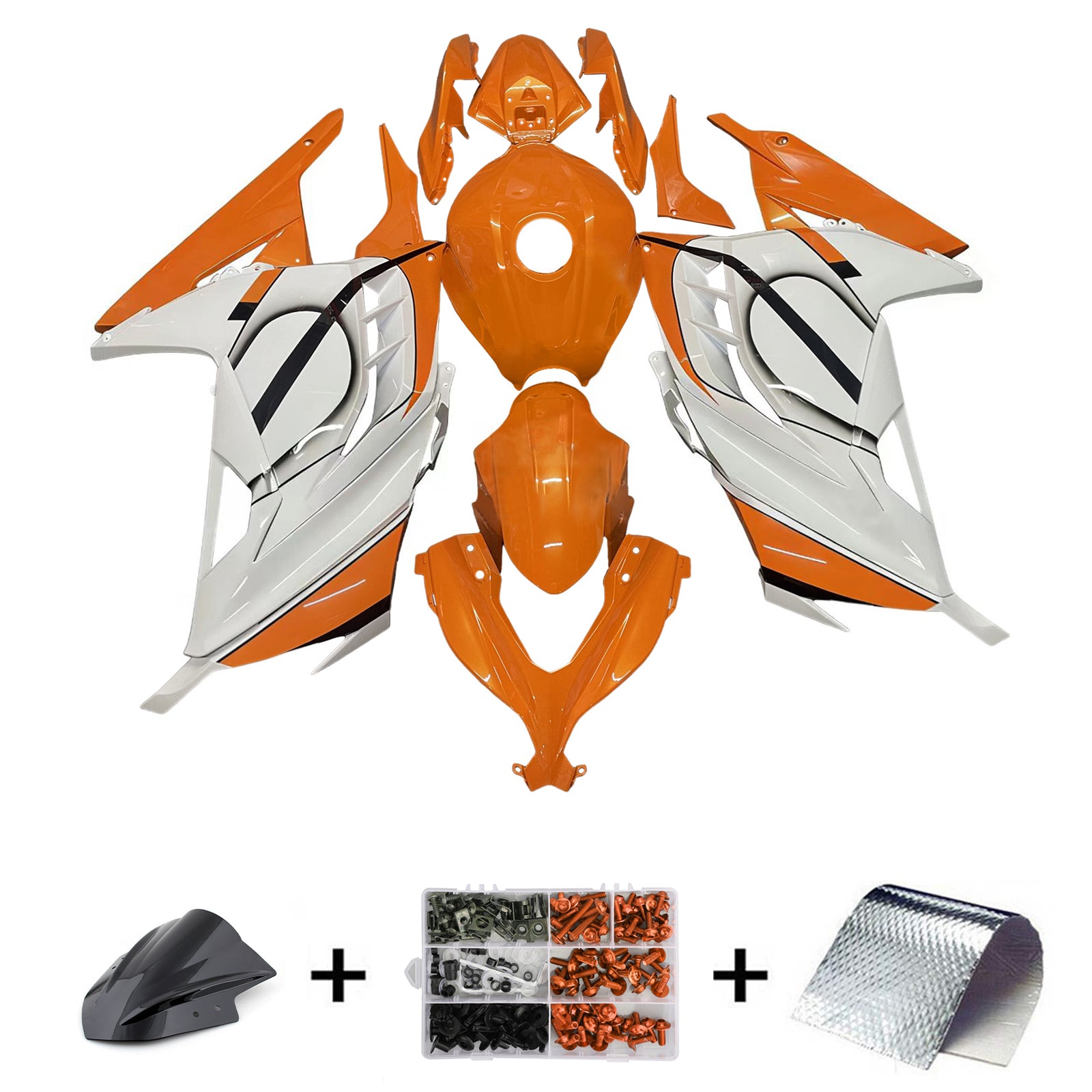 Injection Fairing Kit Bodywork Plastic ABS fit For Kawasaki EX300 Ninja300 2013-2024