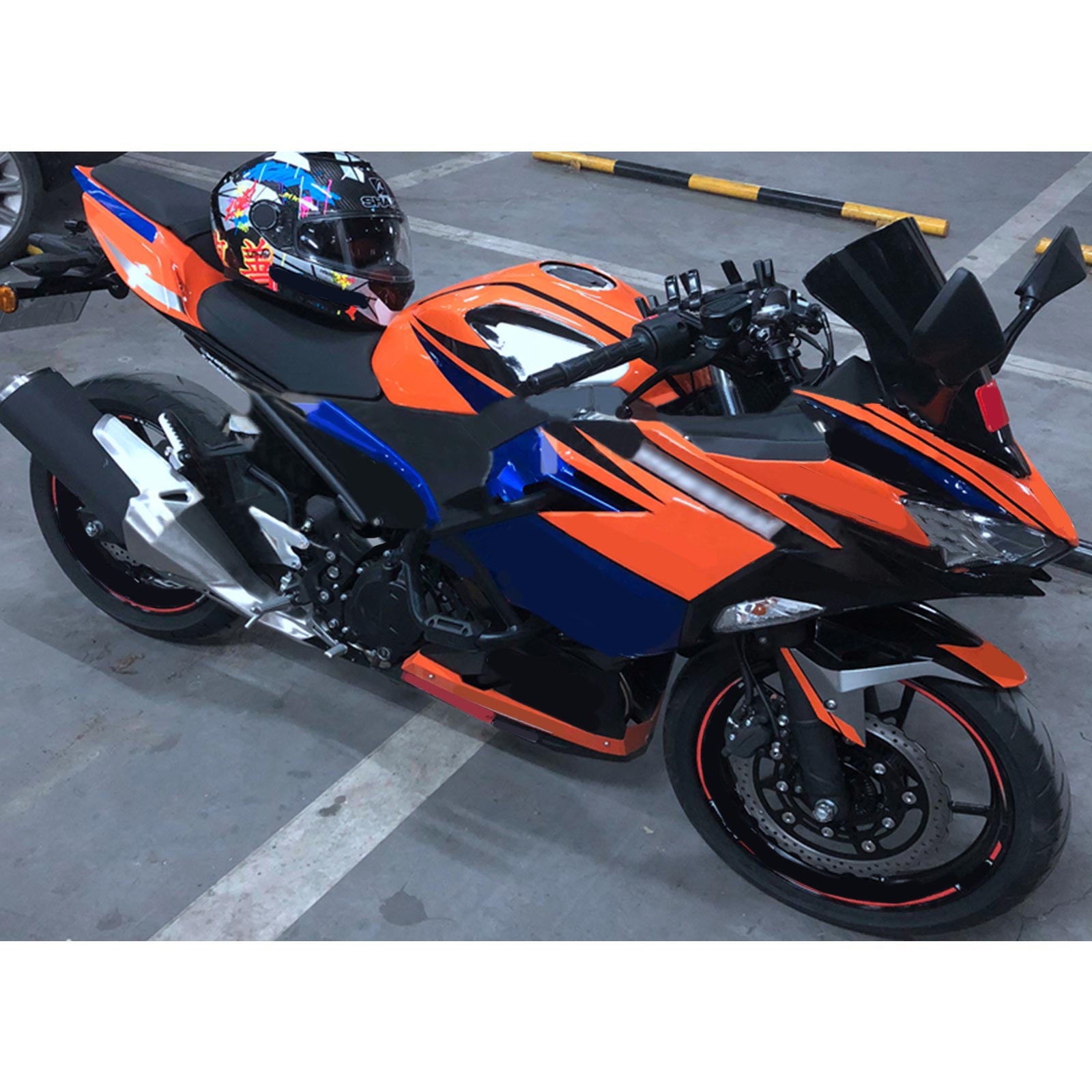 Amotopart Kawasaki EX400 Ninja400 2018-2024 Fairing Kit Bodywork Plastic ABS