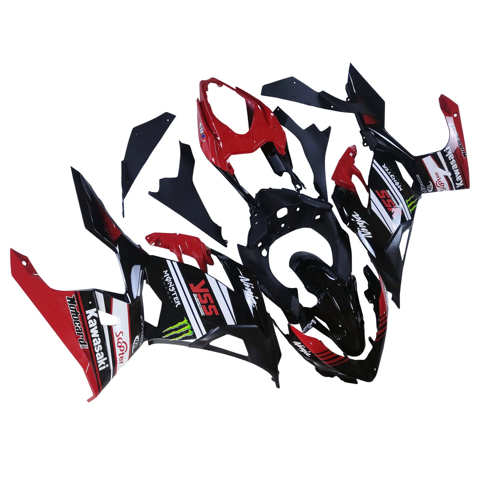 Amotopart Kawasaki EX400 Ninja400 2018-2024 Fairing Kit Bodywork Plastic ABS