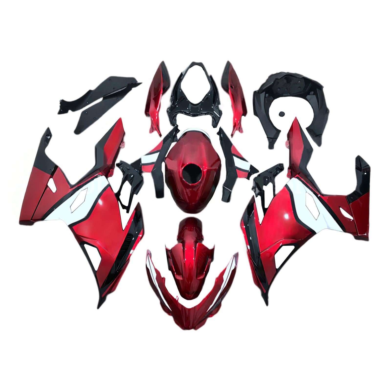 Amotopart Kawasaki EX400 Ninja400 2018-2024 Fairing Kit Bodywork Plastic ABS