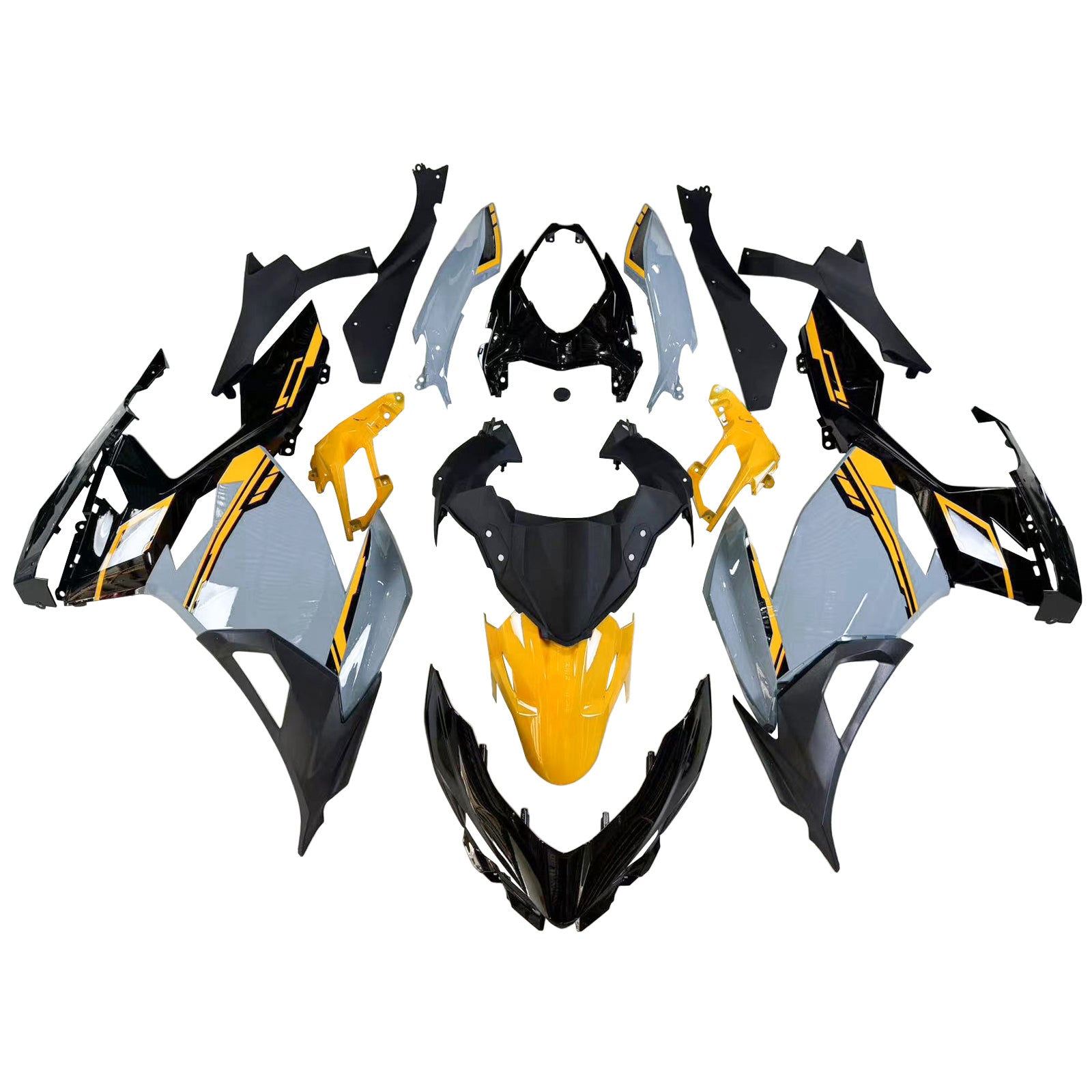 Injection Fairing Kit Bodywork For Kawasaki EX400 Ninja400 2018-2024