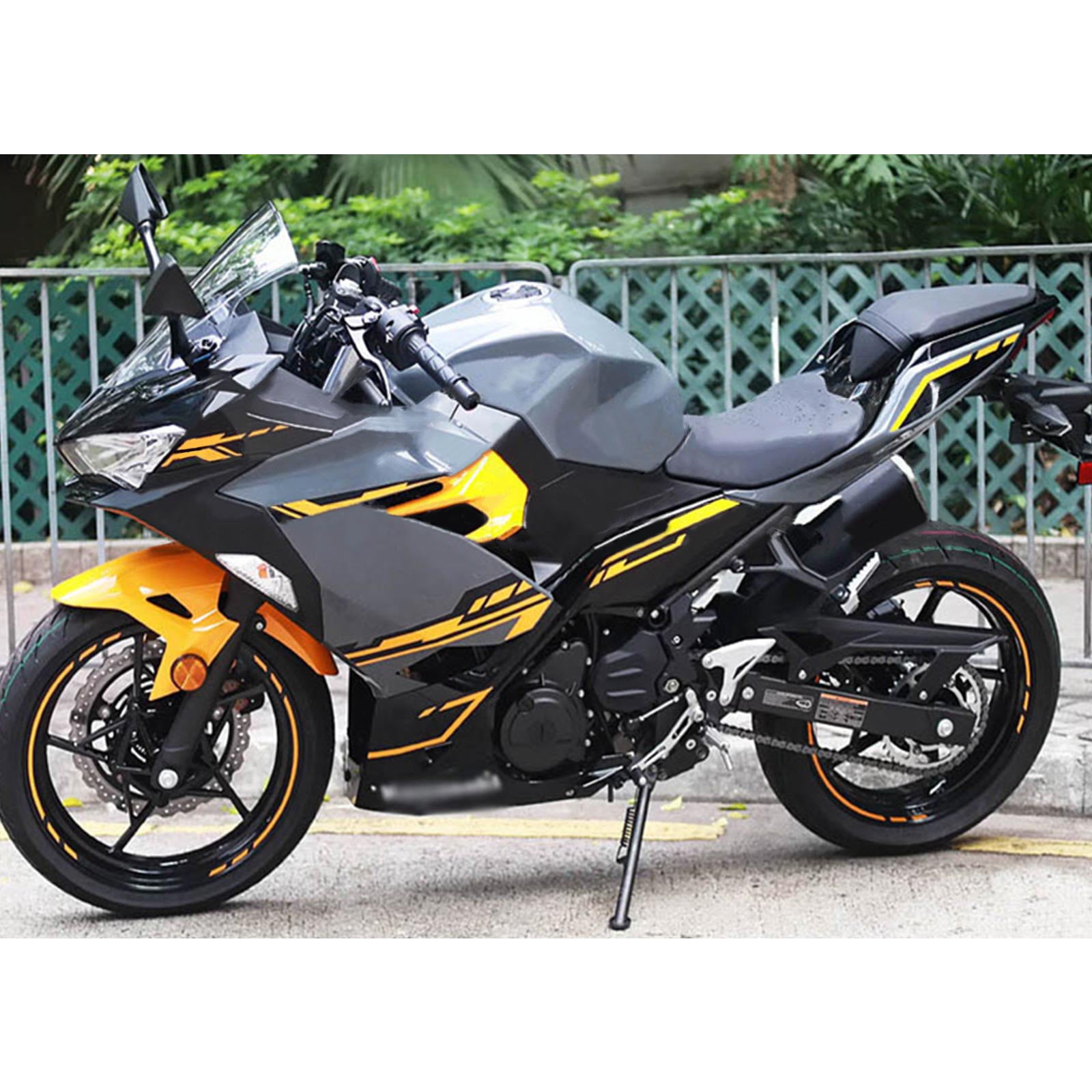 Injection Fairing Kit Bodywork For Kawasaki EX400 Ninja400 2018-2024