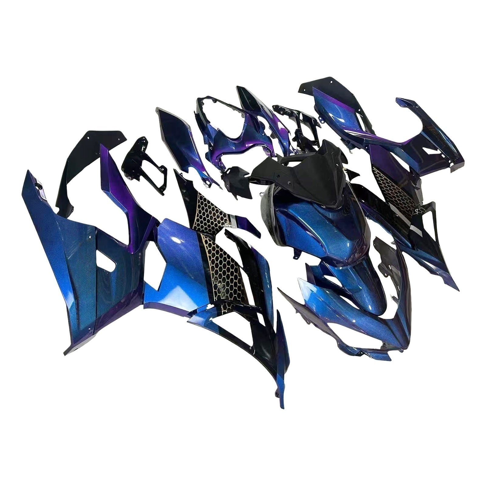 Amotopart Kawasaki EX400 Ninja400 2018-2024 Fairing Kit Bodywork Plastic ABS